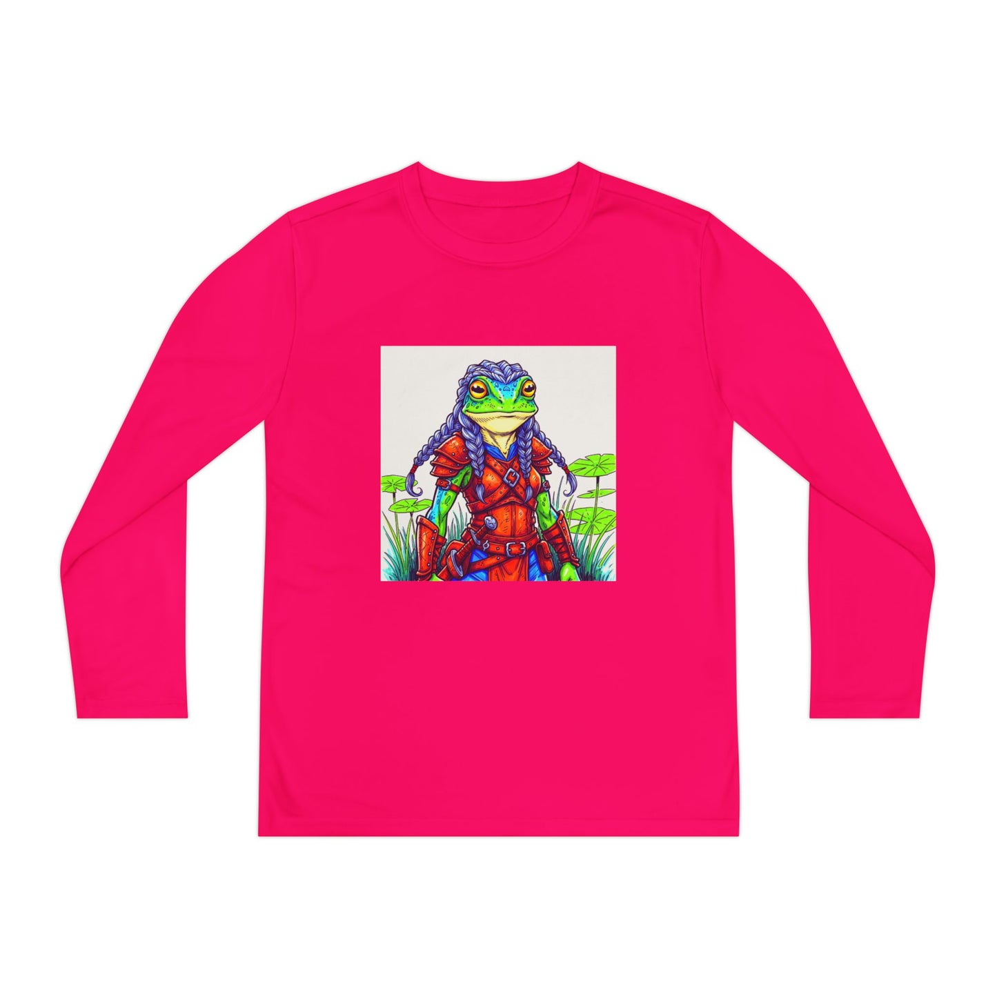 Agent Quacks Series Youth Long Sleeve Competitor Tee - Sarella Design
