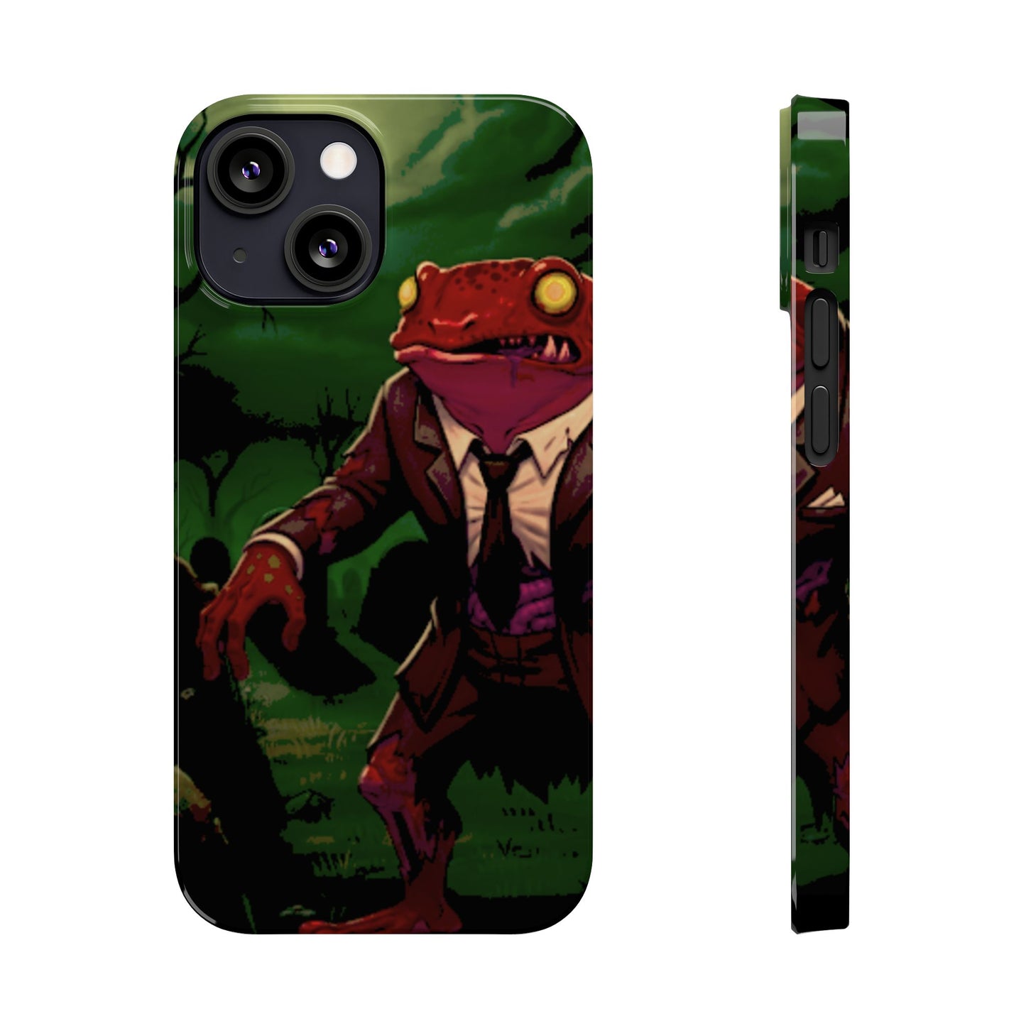 Halloween Agent Quacks Series Slim Phone Cases - Zombie Goro Design