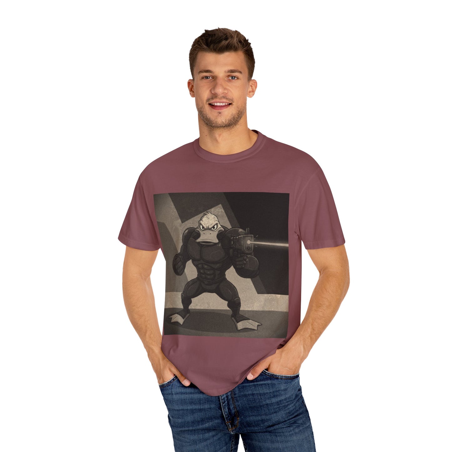 Agent Quacks Series Unisex T-shirt - B/W Quacks Design