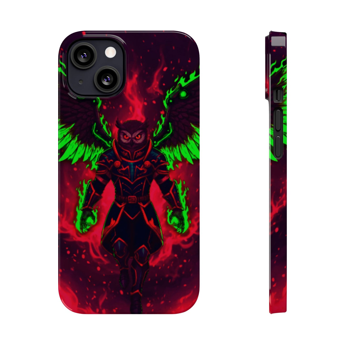 Halloween Agent Quacks Series Slim Phone Cases - Fiery General Onyx Design