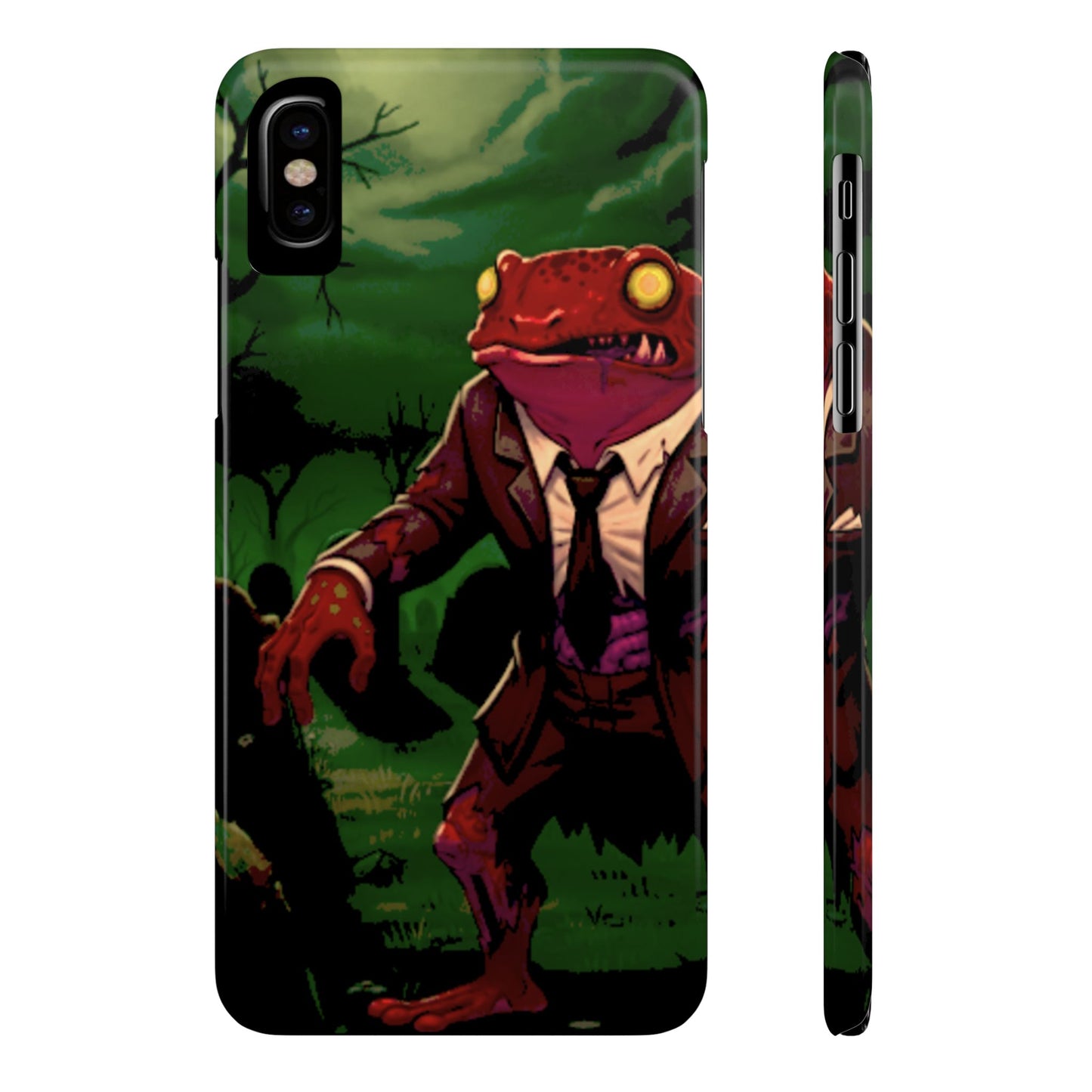 Halloween Agent Quacks Series Slim Phone Cases - Zombie Goro Design