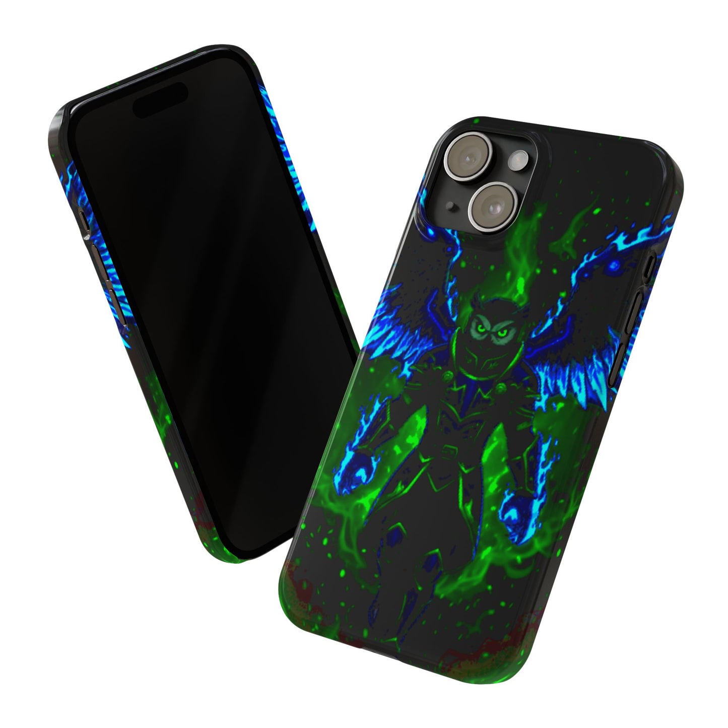 Halloween Agent Quacks Series Slim Phone Cases - Fiery General Onyx Design