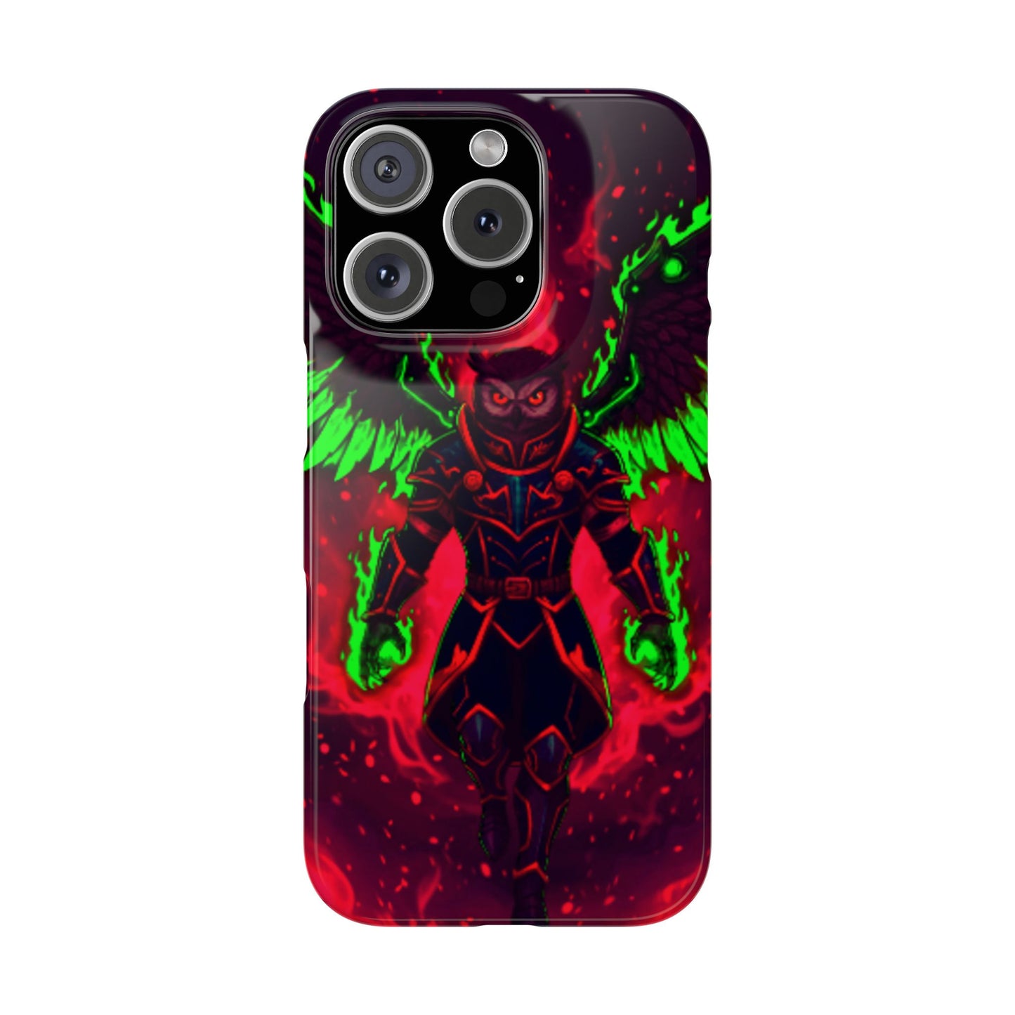Halloween Agent Quacks Series Slim Phone Cases - Fiery General Onyx Design