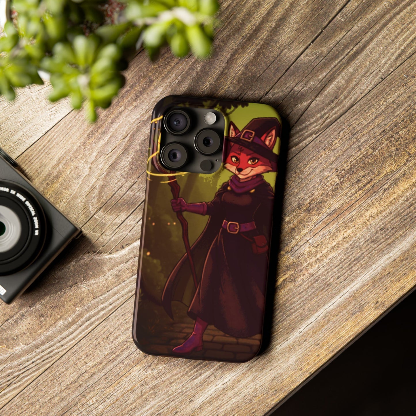 Halloween Agent Quacks Series Slim Phone Cases - Witch Vixx Design