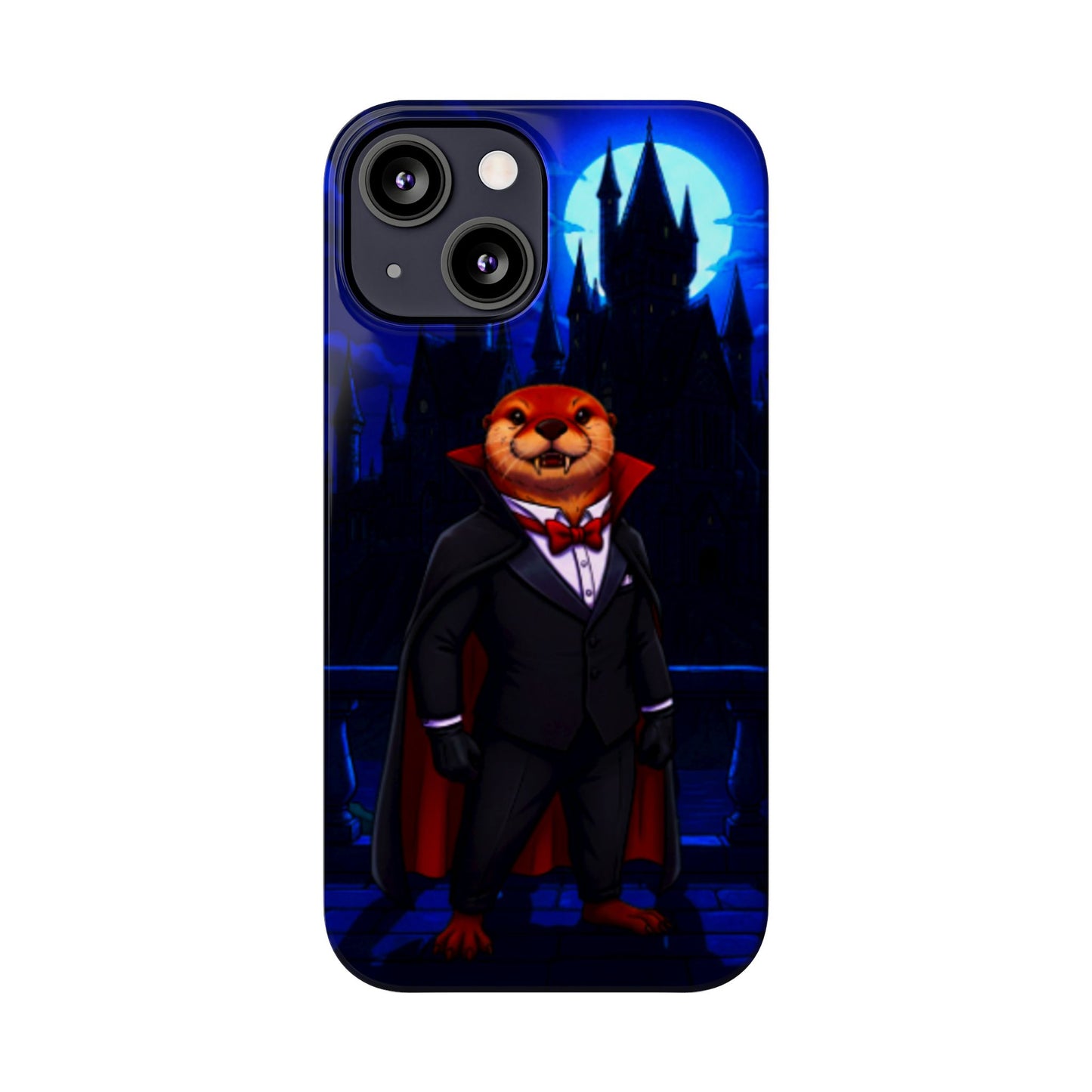 Halloween Agent Quacks Series Slim Phone Cases - Vampire Gearshift Design