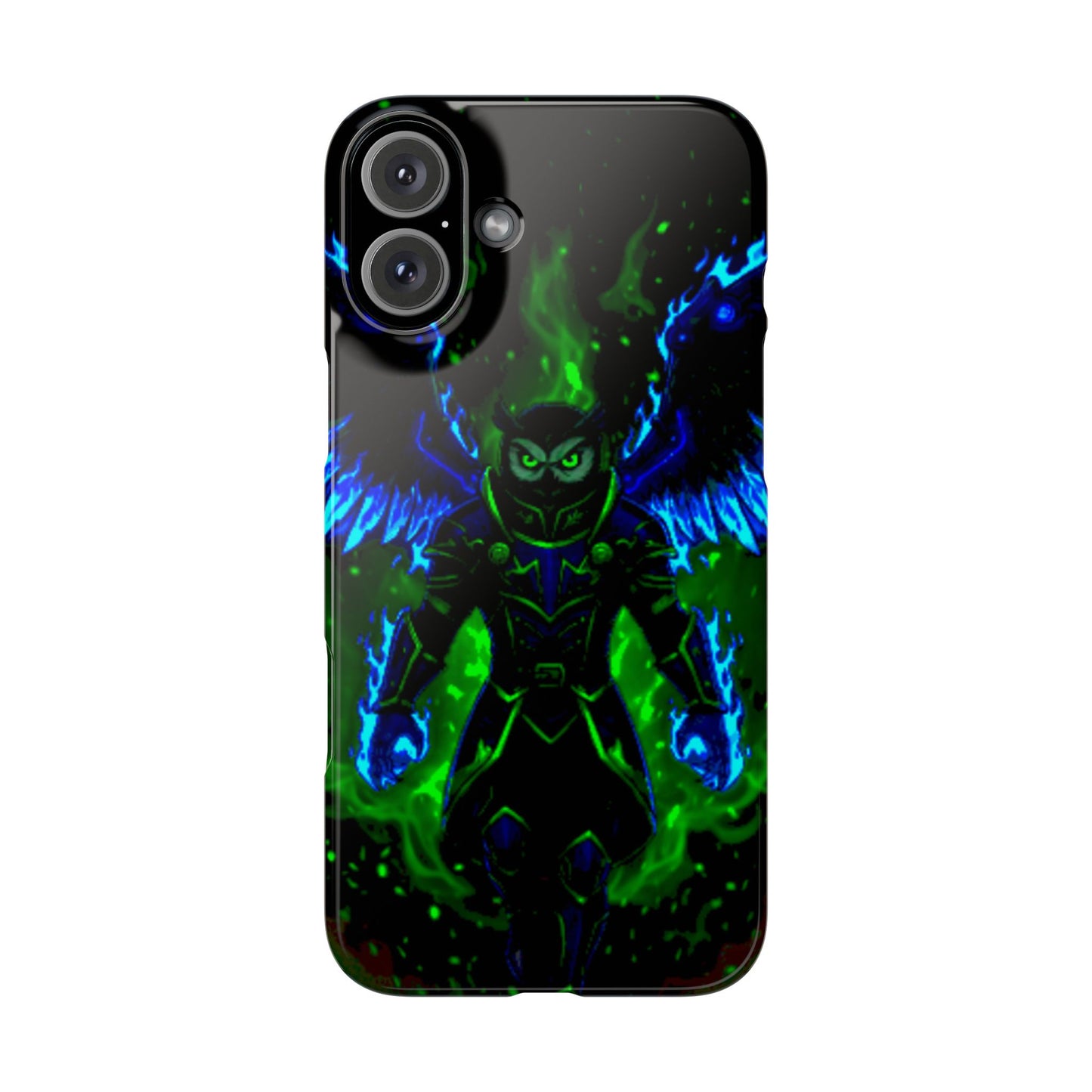 Halloween Agent Quacks Series Slim Phone Cases - Fiery General Onyx Design