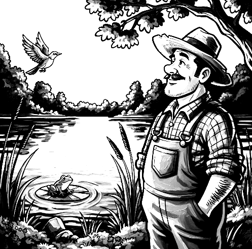 Old Thom and the Hungry River Riddle Art Pack