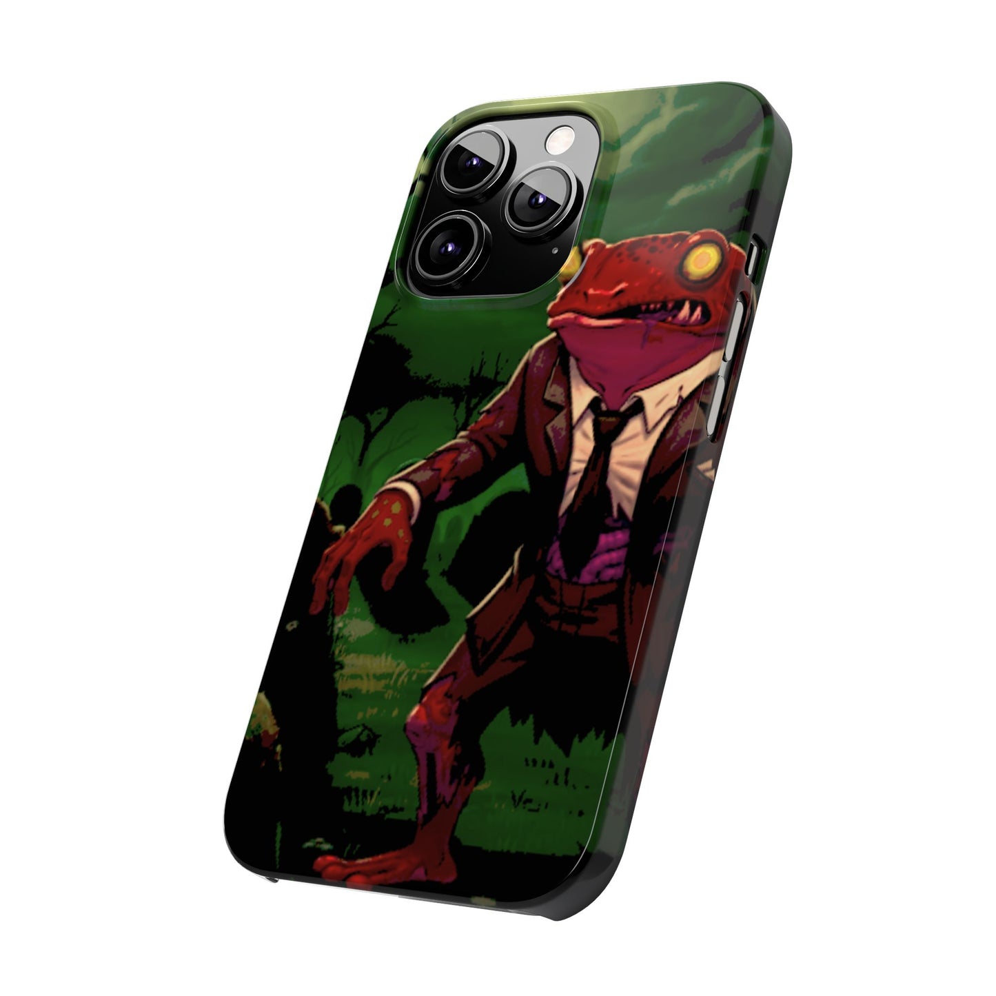 Halloween Agent Quacks Series Slim Phone Cases - Zombie Goro Design
