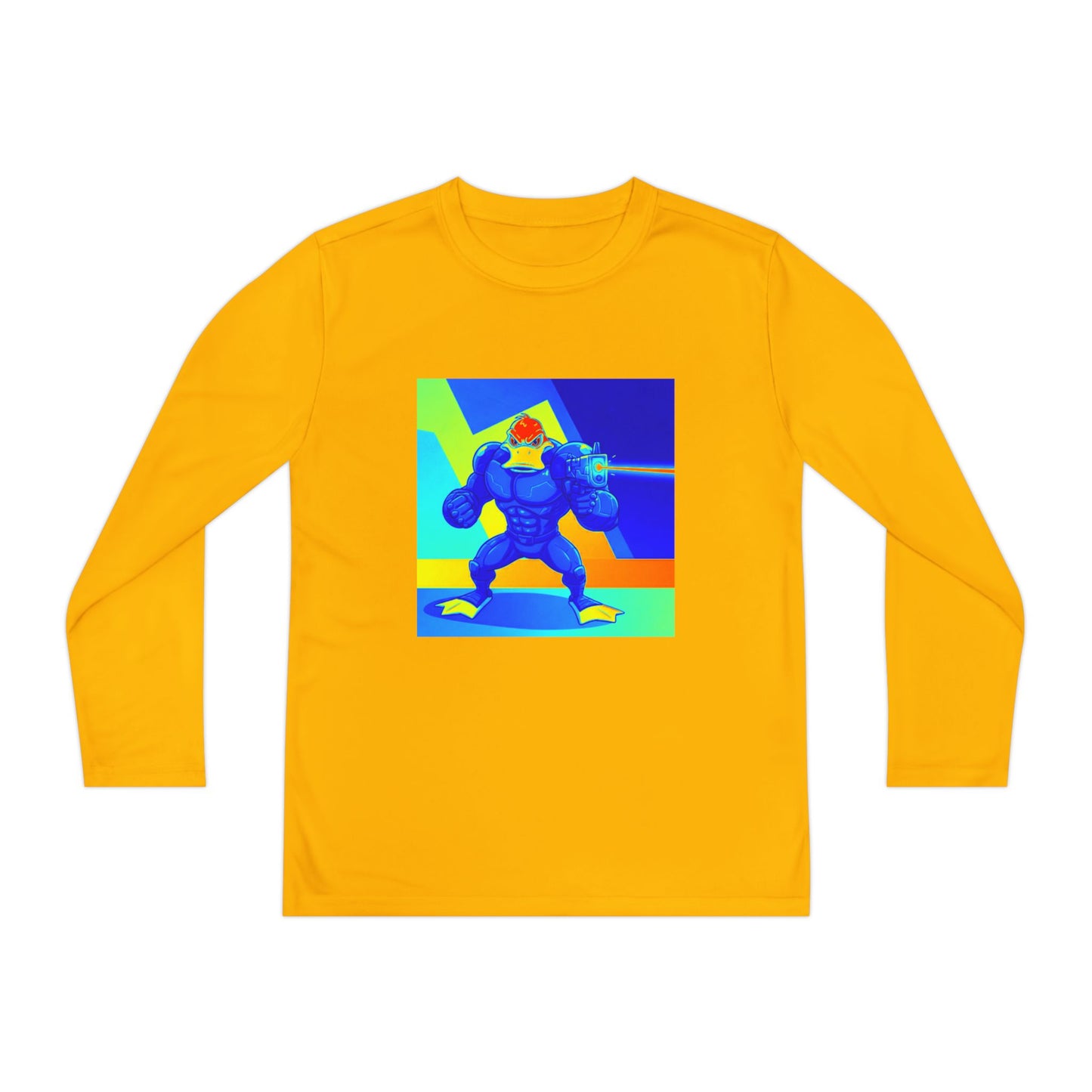 Agent Quacks Series Youth Long Sleeve Competitor Tee - Quacks Design