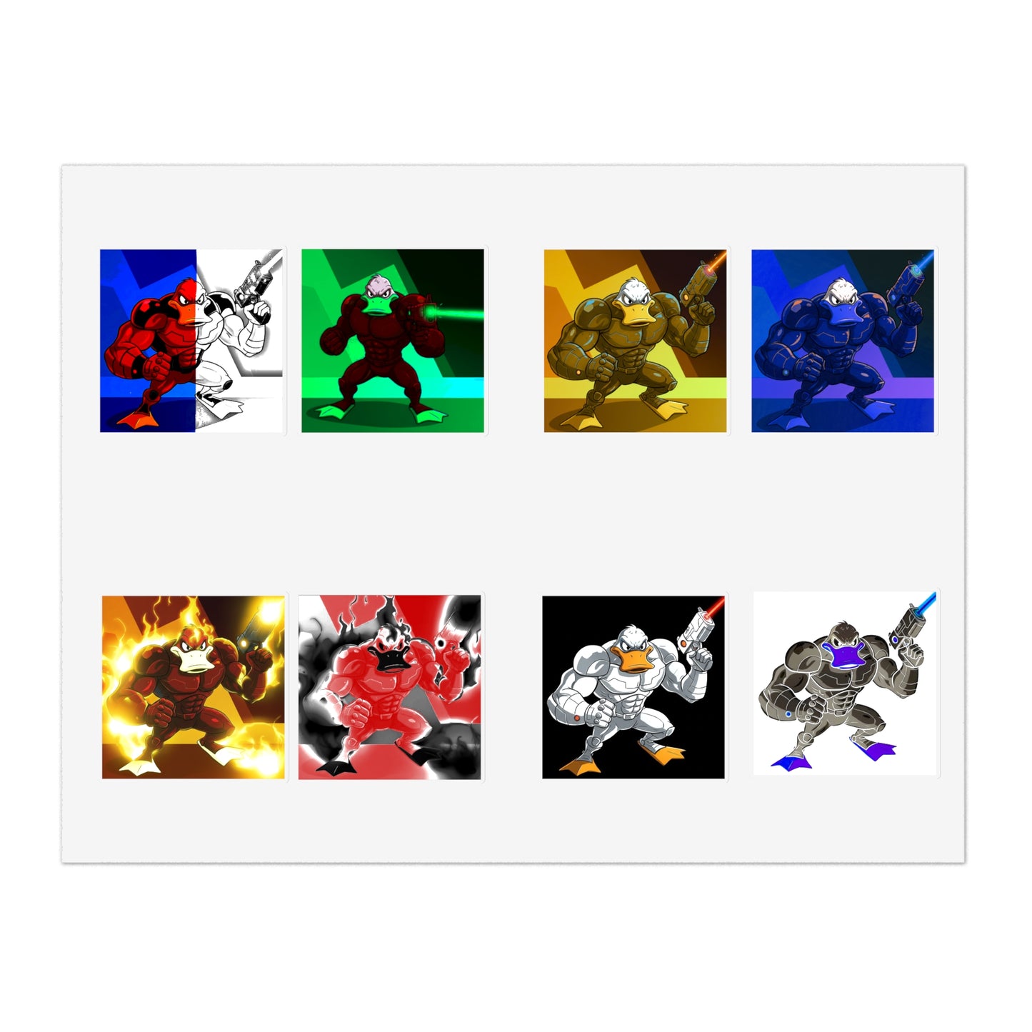 Agent Quacks Series Sticker Sheets - Quacks Design