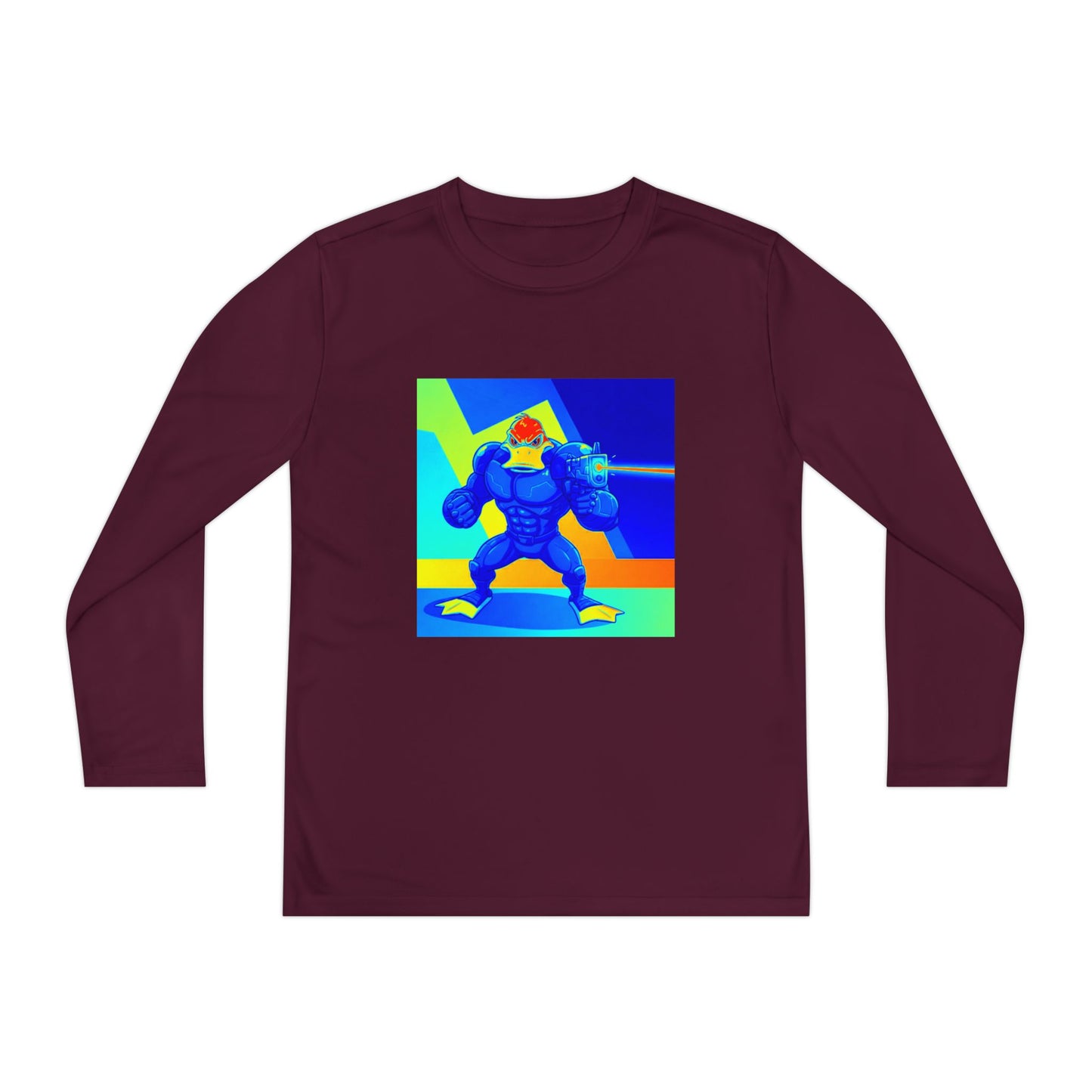 Agent Quacks Series Youth Long Sleeve Competitor Tee - Quacks Design