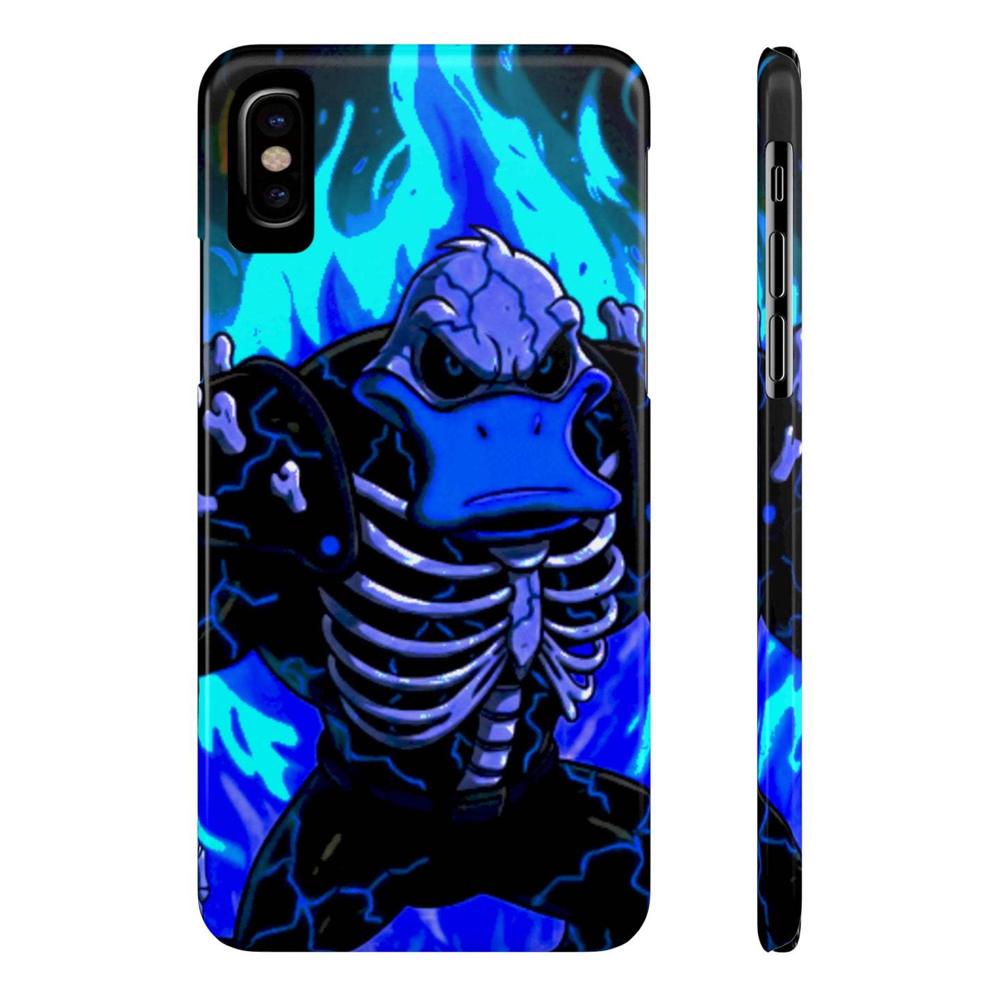 Halloween Agent Quacks Series Slim Phone Cases - Skeleton Quacks Design