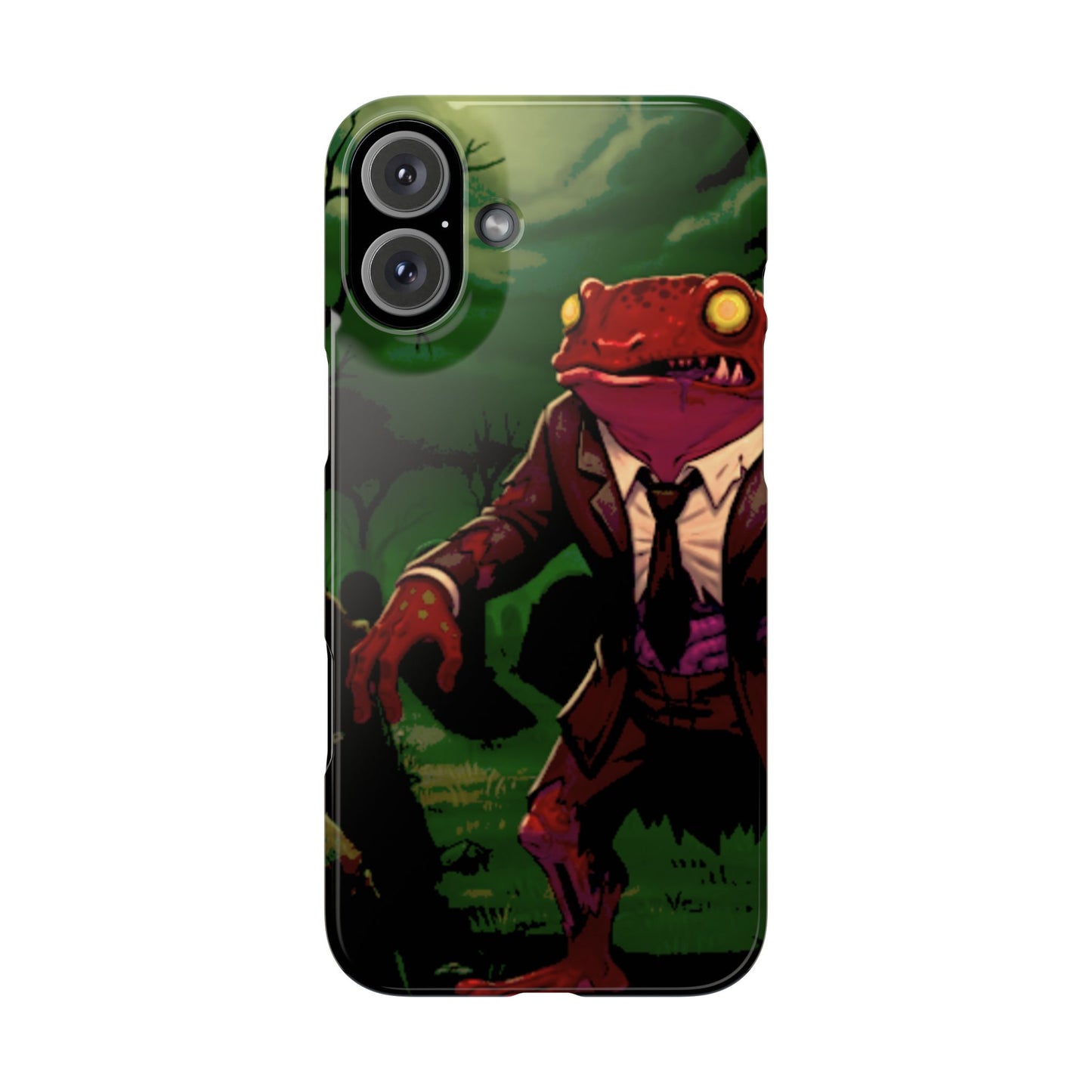 Halloween Agent Quacks Series Slim Phone Cases - Zombie Goro Design