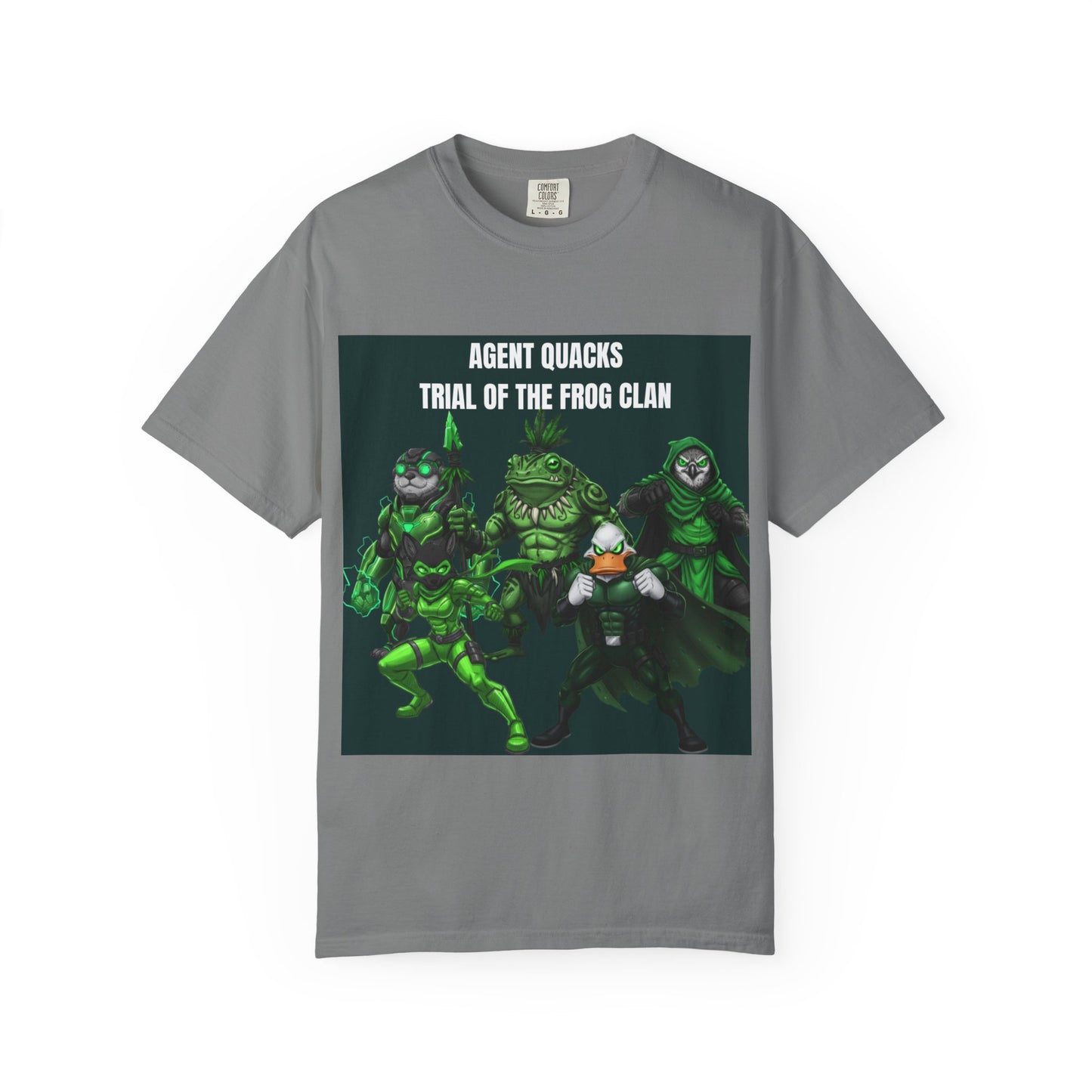 Agent Quacks – The Trial of the Frog Clan | Unisex Garment-Dyed T-Shirt