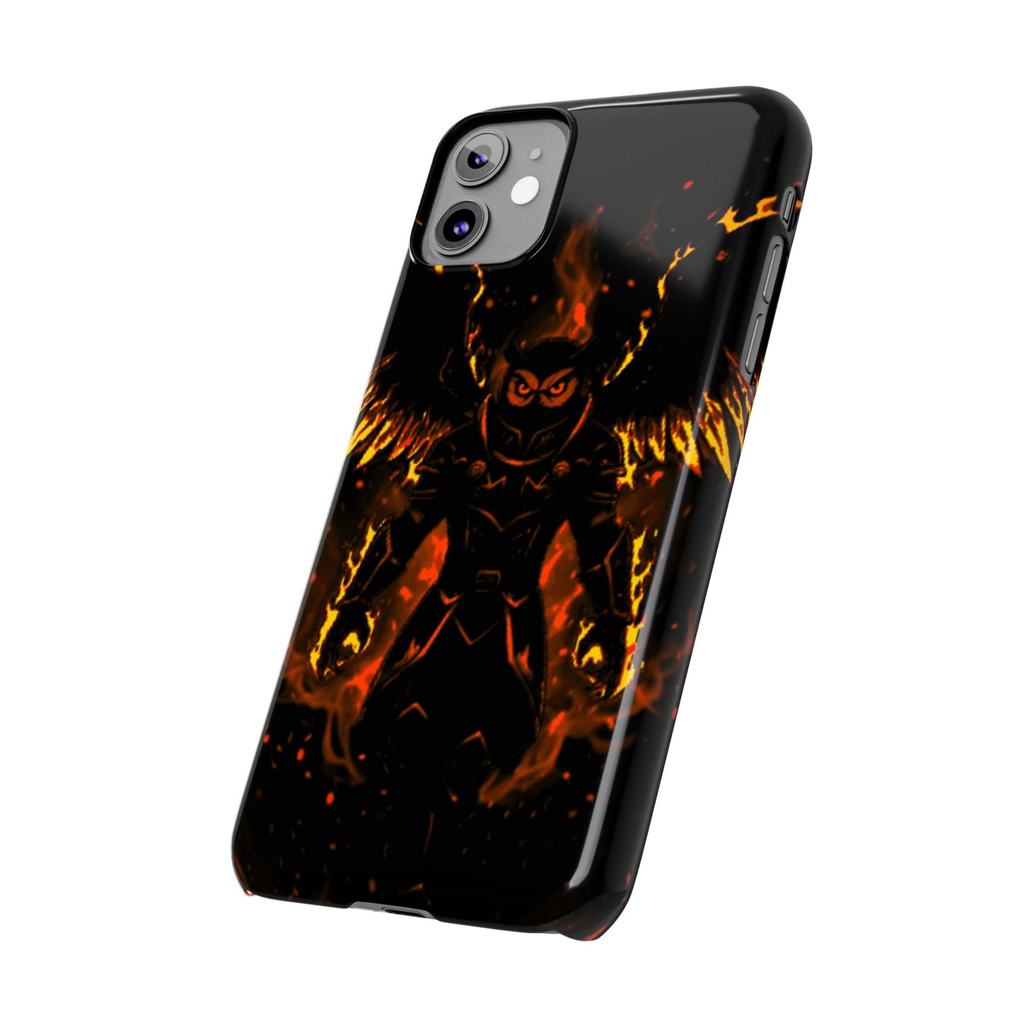 Halloween Agent Quacks Series Slim Phone Cases - Fiery General Onyx Design