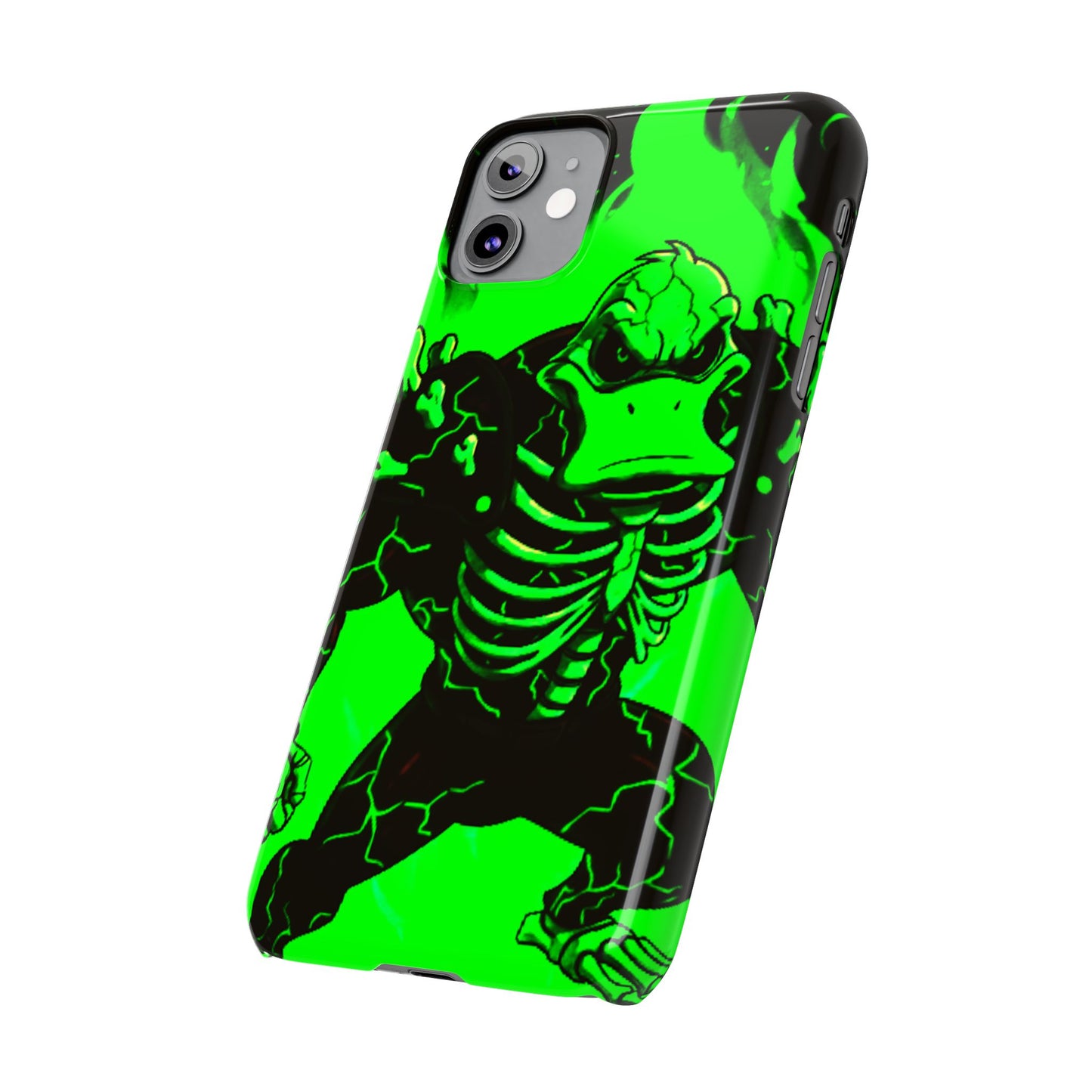 Halloween Agent Quacks Series Slim Phone Cases - Skeleton Quacks Design