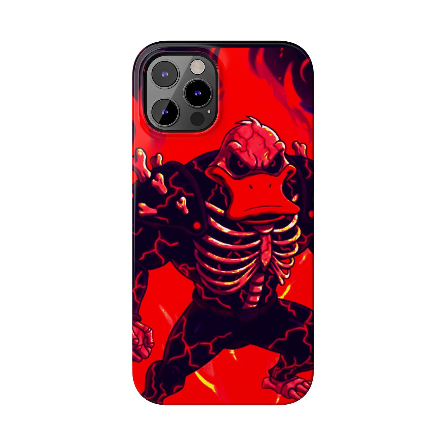 Halloween Agent Quacks Series Slim Phone Cases - Skeleton Quacks Design