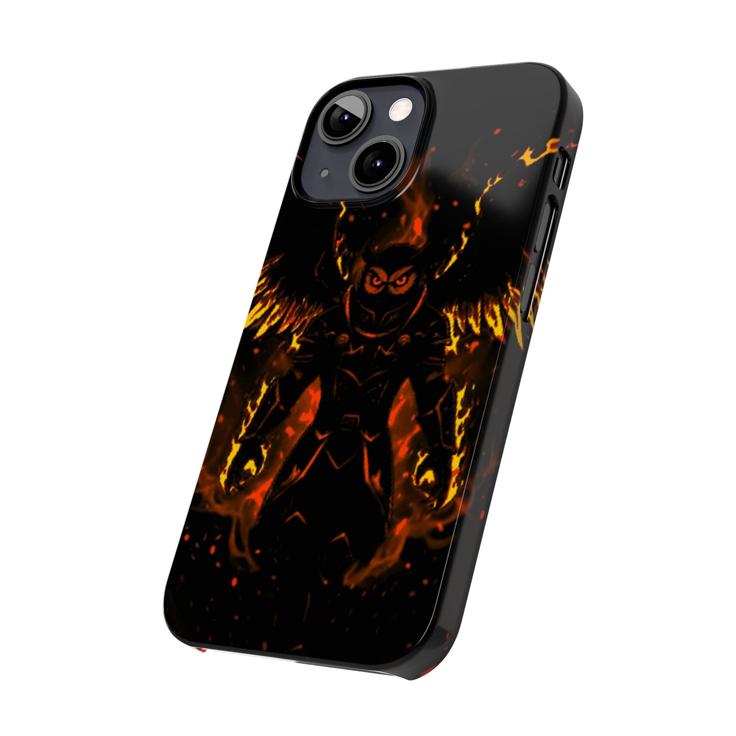 Halloween Agent Quacks Series Slim Phone Cases - Fiery General Onyx Design