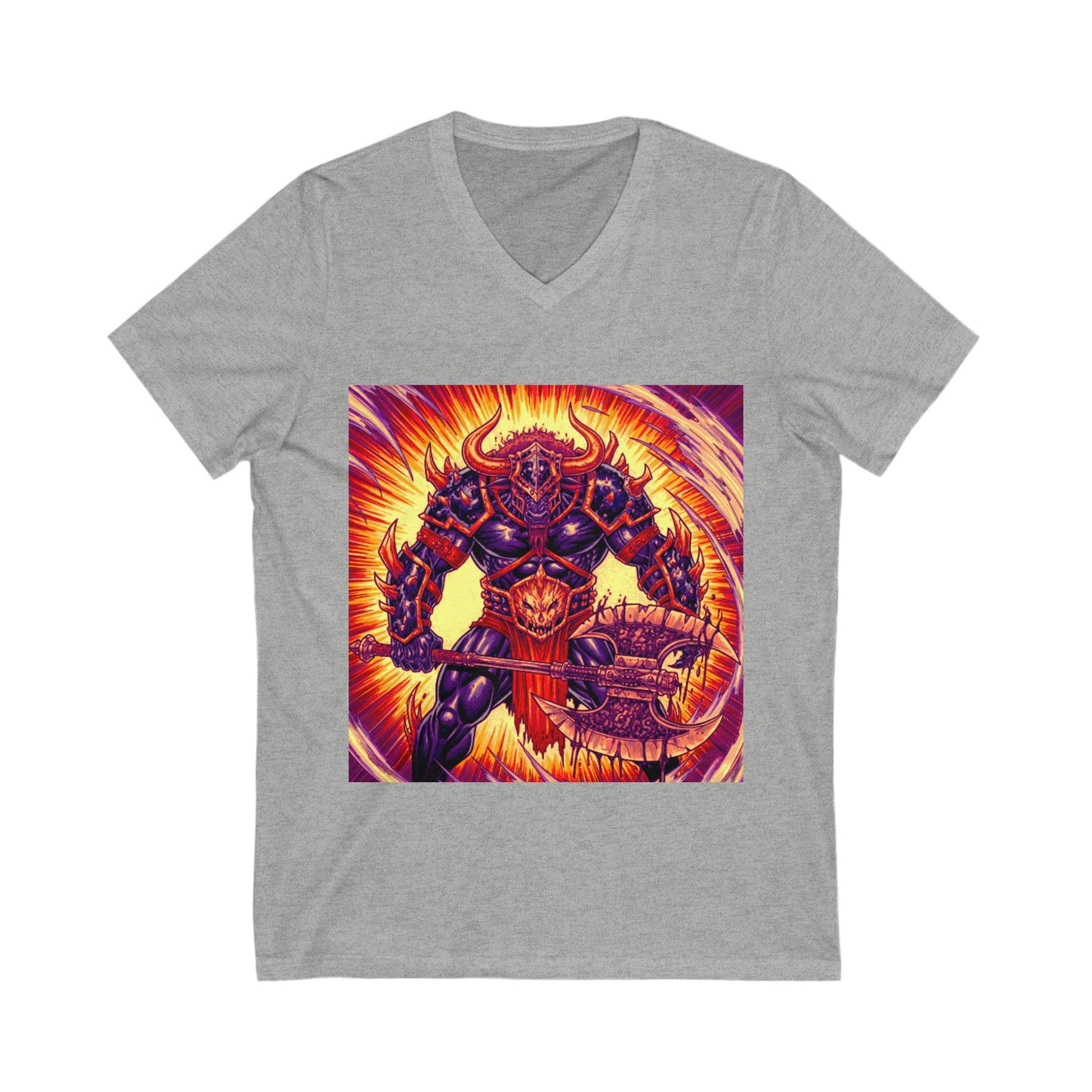 Agent Quacks Series Unisex Jersey Short Sleeve V-Neck Tee - Gravok Design