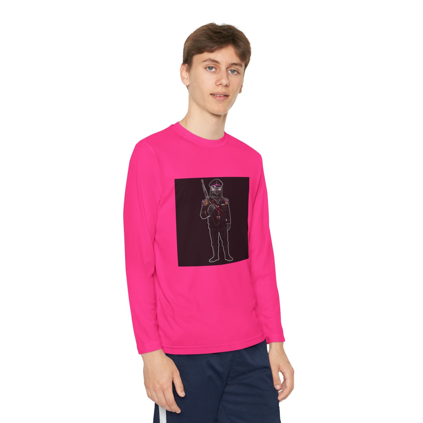 Agent Quacks Series Youth Long Sleeve Competitor Tee - General Talon Design