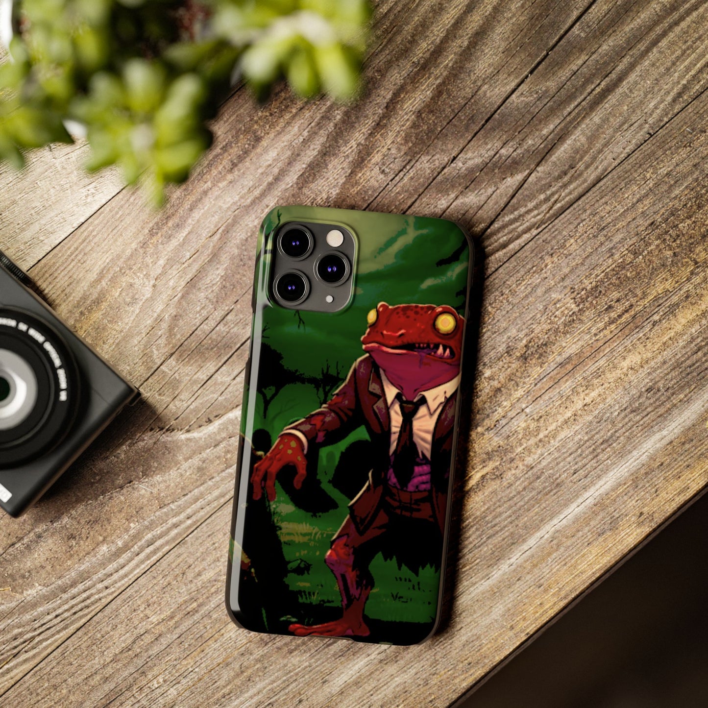 Halloween Agent Quacks Series Slim Phone Cases - Zombie Goro Design