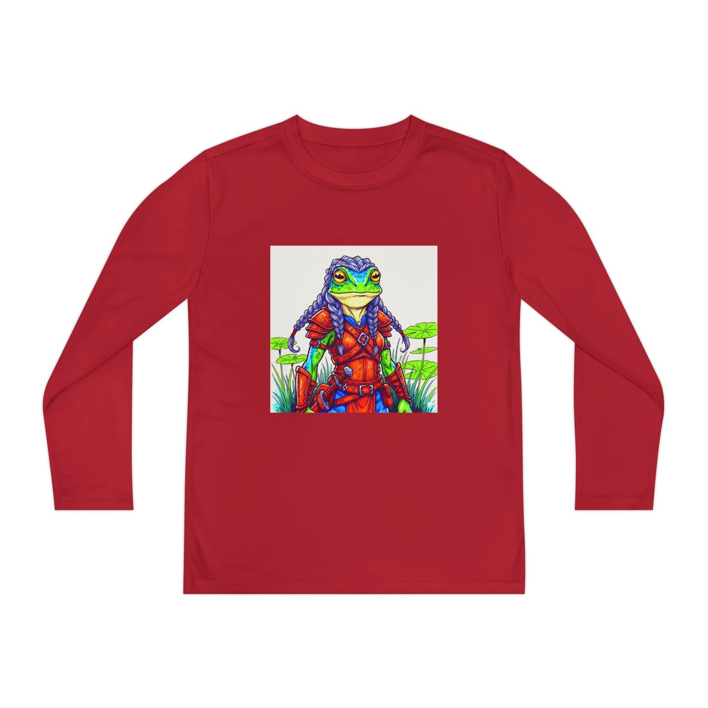 Agent Quacks Series Youth Long Sleeve Competitor Tee - Sarella Design
