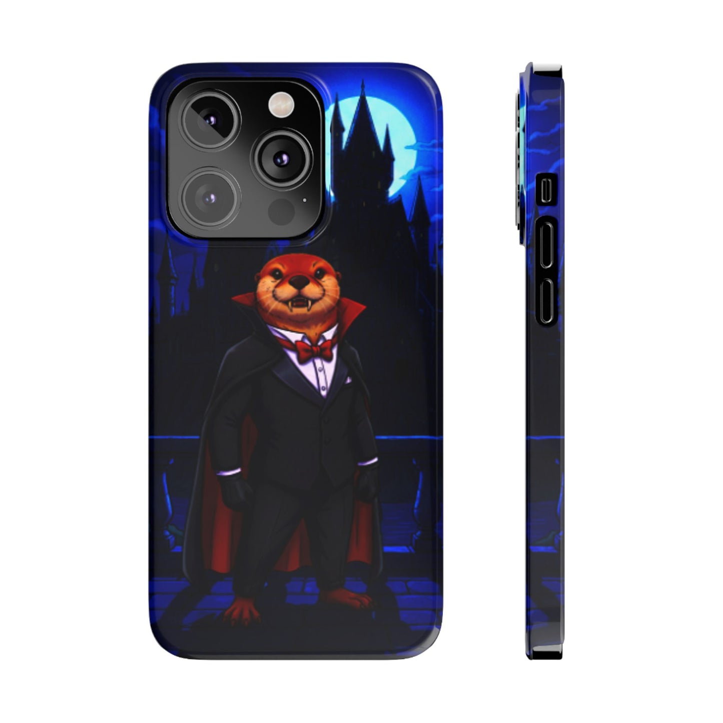 Halloween Agent Quacks Series Slim Phone Cases - Vampire Gearshift Design