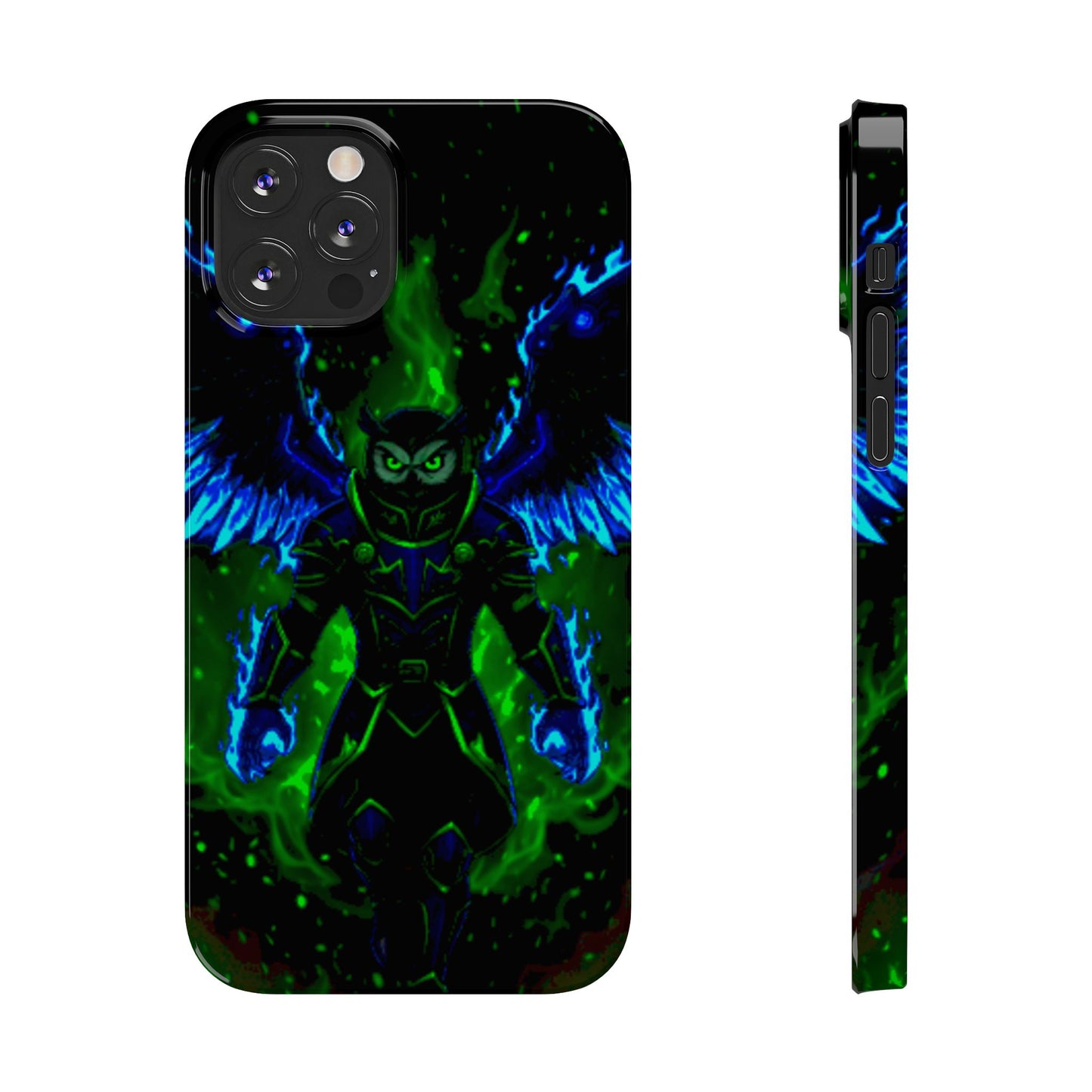 Halloween Agent Quacks Series Slim Phone Cases - Fiery General Onyx Design