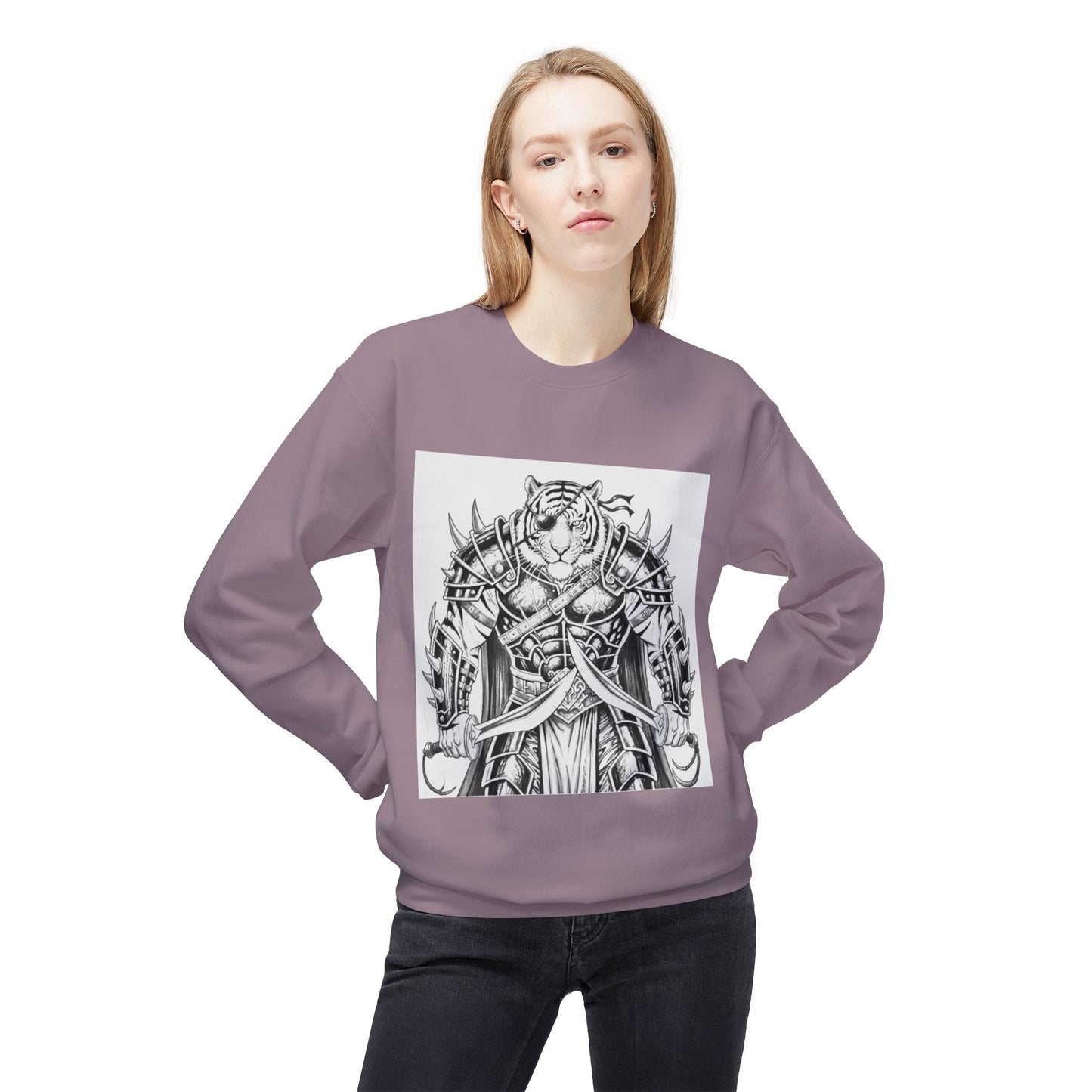 Agent Quacks Series Unisex Midweight Softstyle Fleece Crewneck Sweatshirt - Vaelros Design