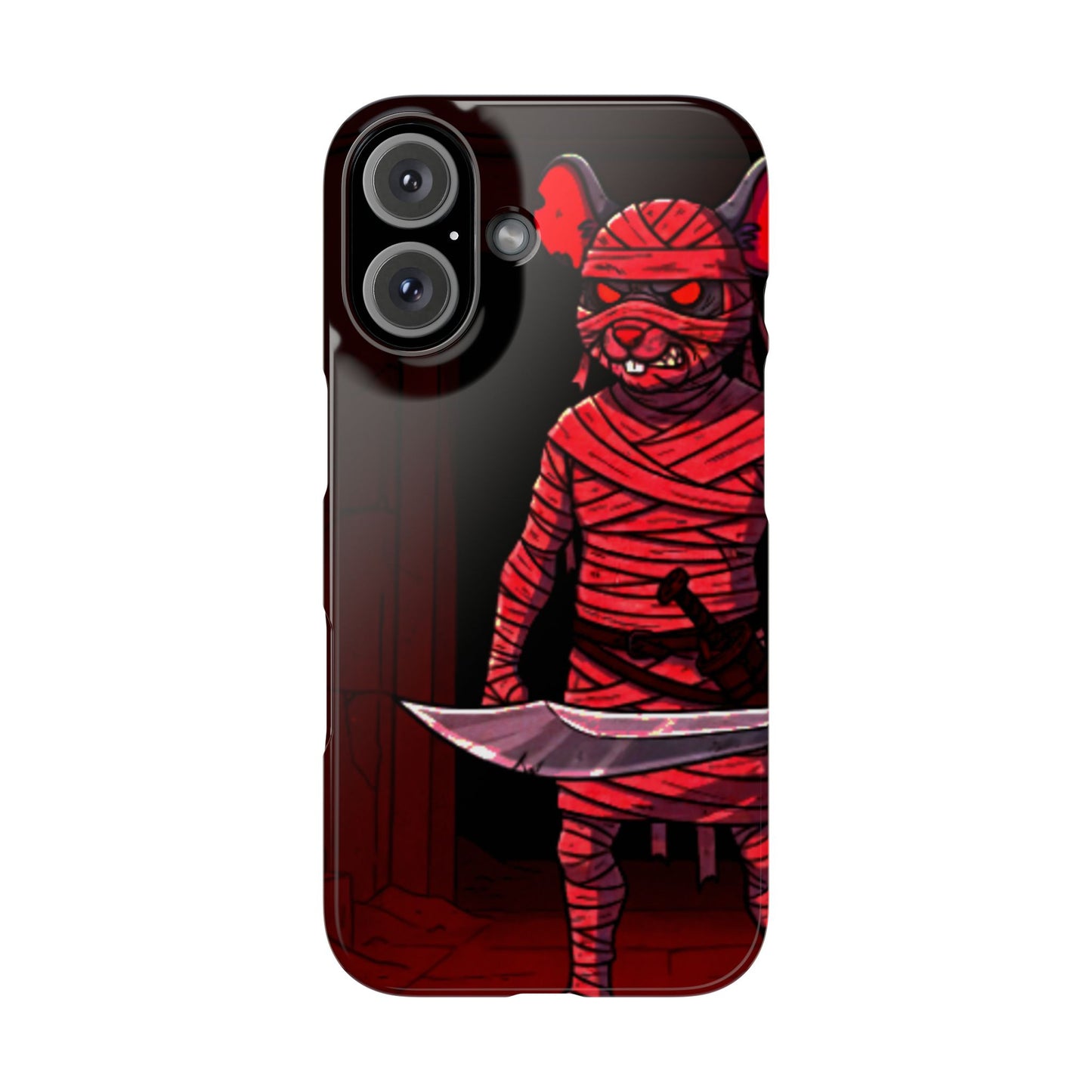 Halloween Agent Quacks Series Slim Phone Cases - Mummy Dr Murn Design