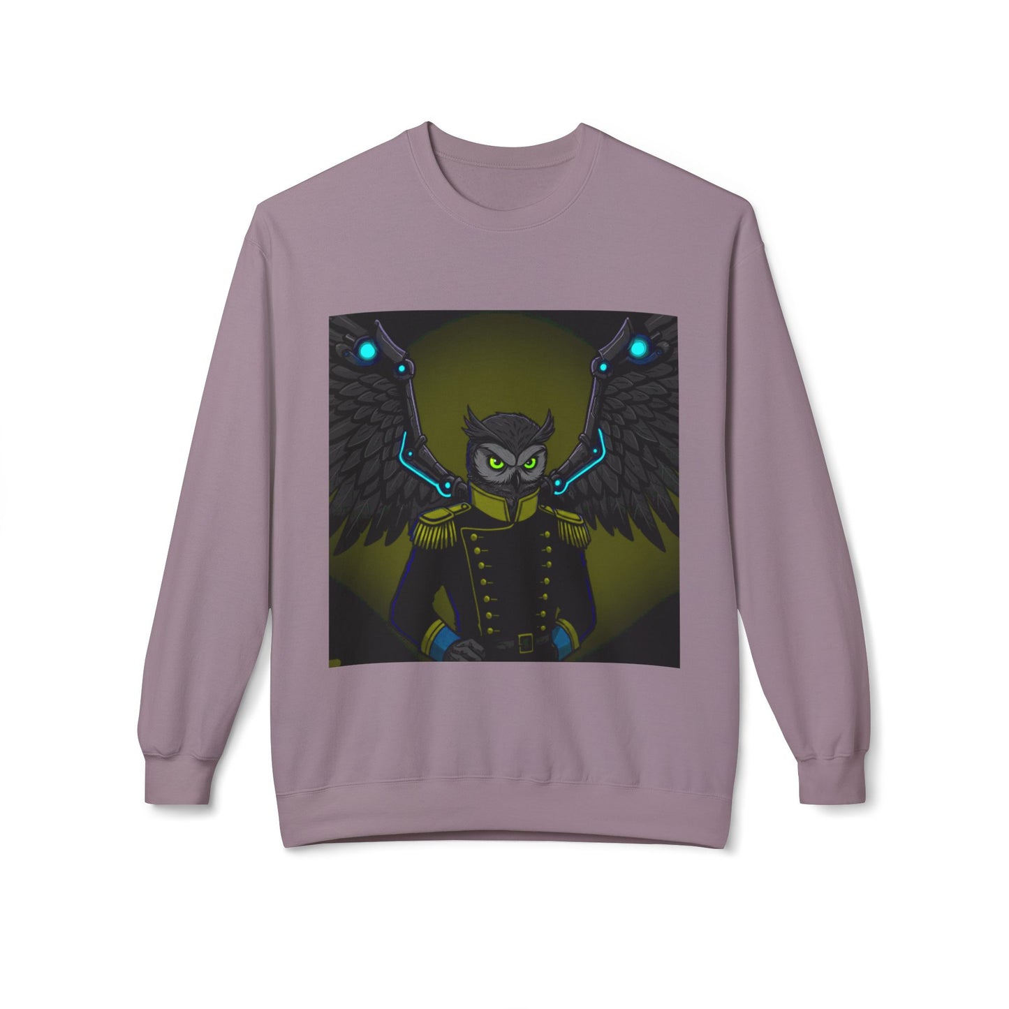 Agent Quacks Series Unisex Midweight Softstyle Fleece Crewneck Sweatshirt - General Onyx Design