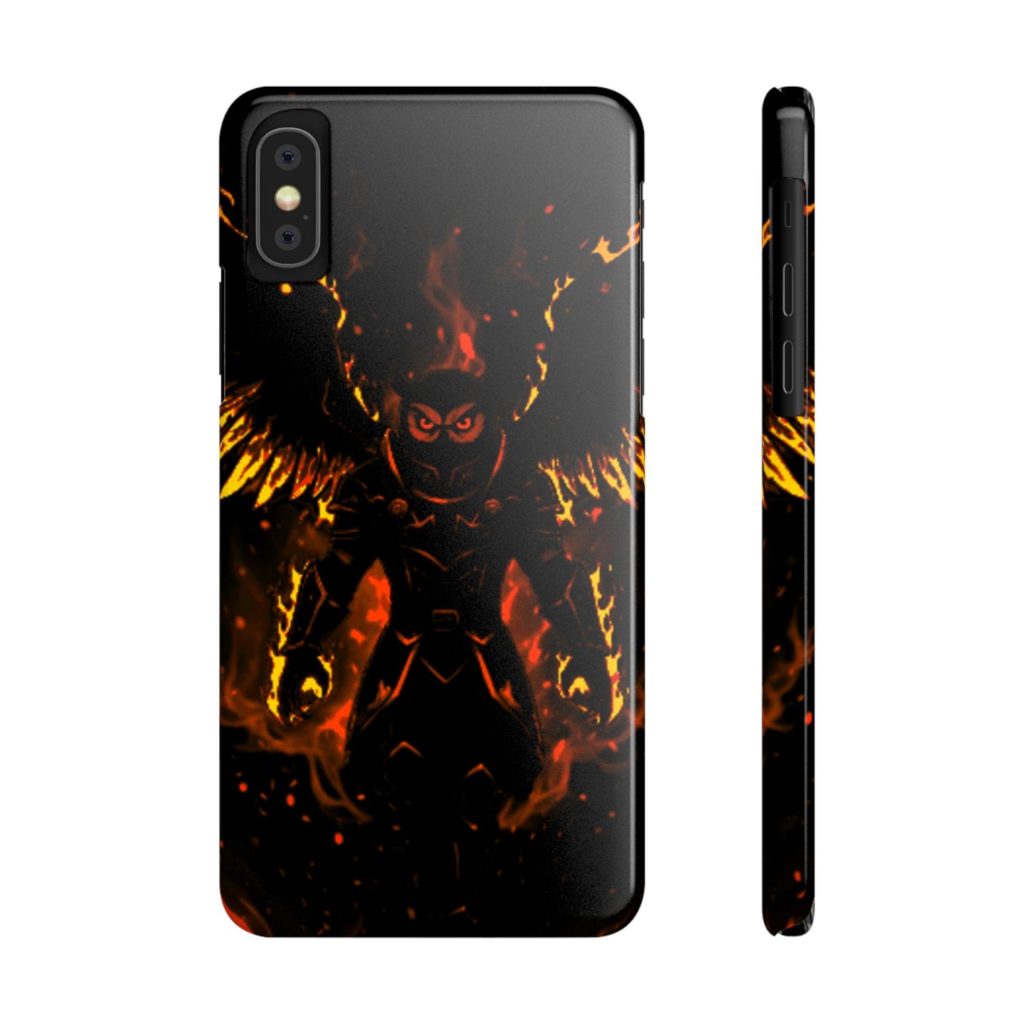 Halloween Agent Quacks Series Slim Phone Cases - Fiery General Onyx Design