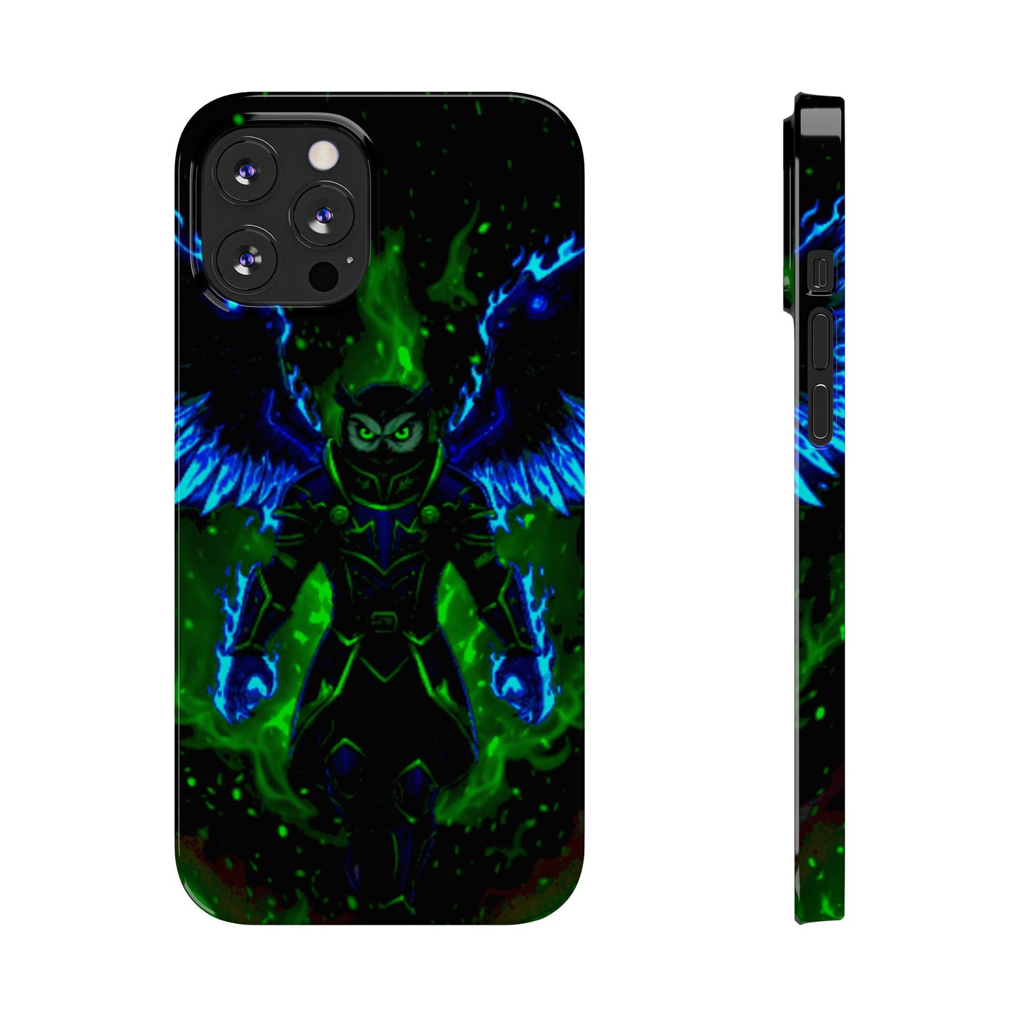 Halloween Agent Quacks Series Slim Phone Cases - Fiery General Onyx Design