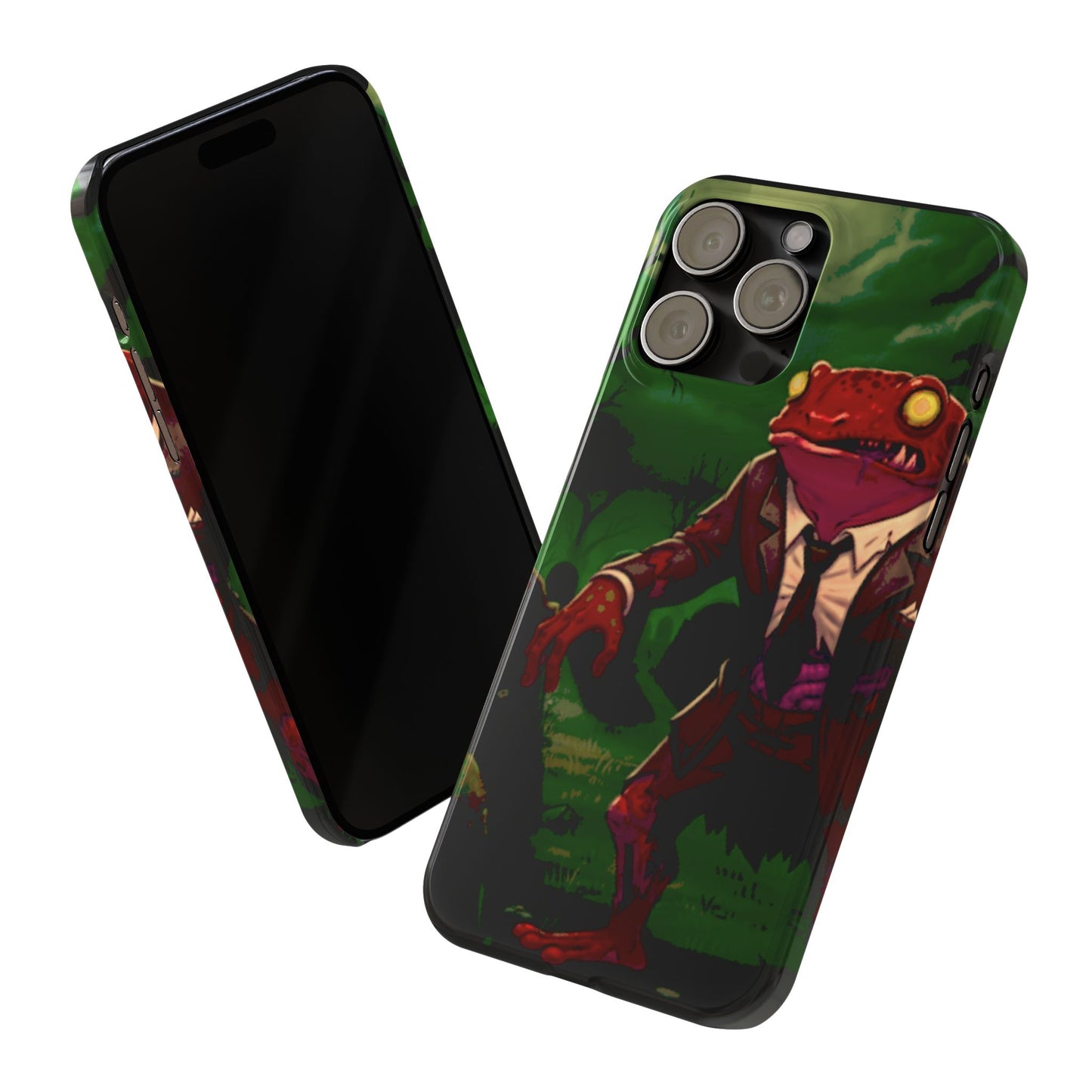 Halloween Agent Quacks Series Slim Phone Cases - Zombie Goro Design