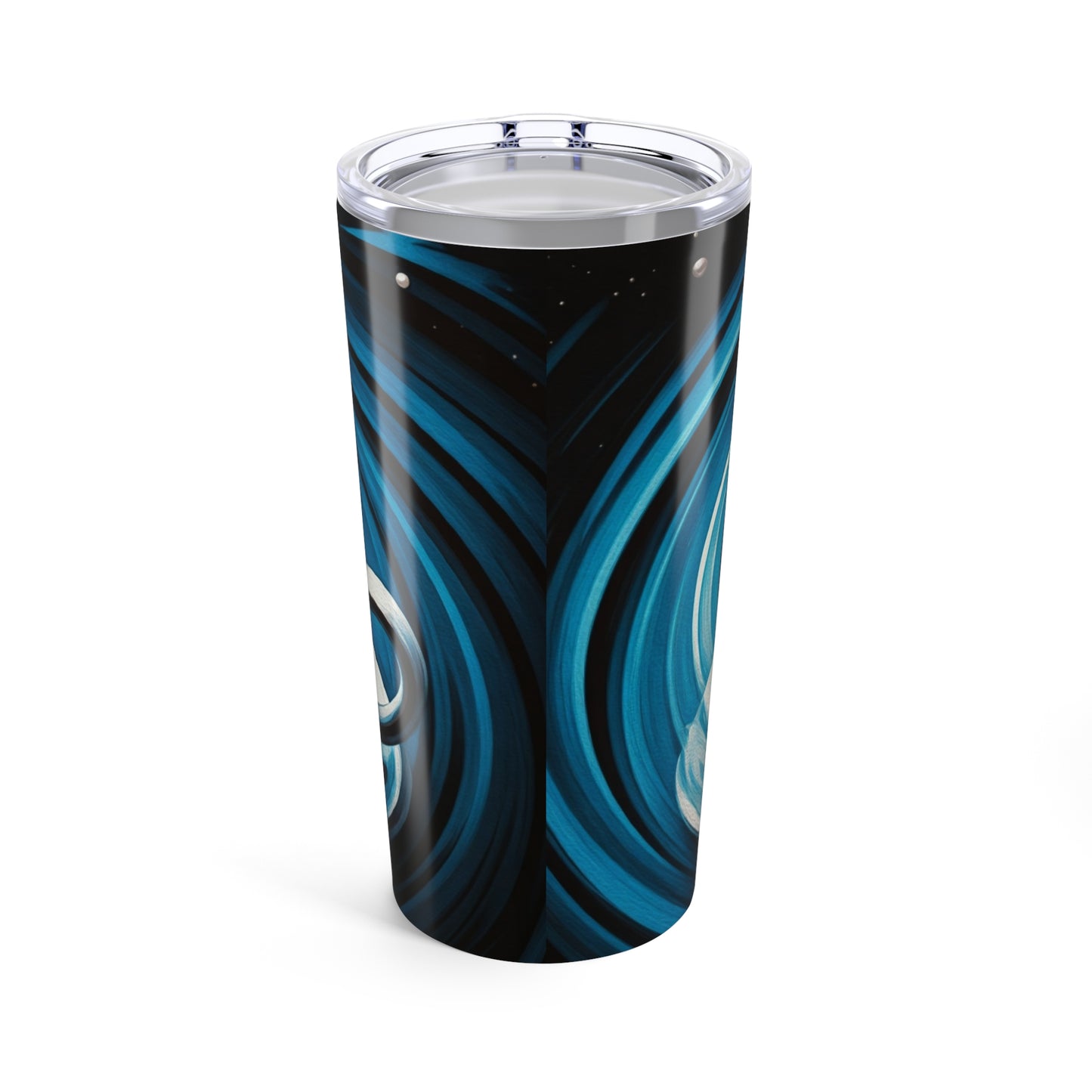 Coffee Graphic 20oz Tumbler - Vibrant Coffee Swirls, Perfect for Home, Office, Gifts, Travel, Coffee Lovers, Unique Design