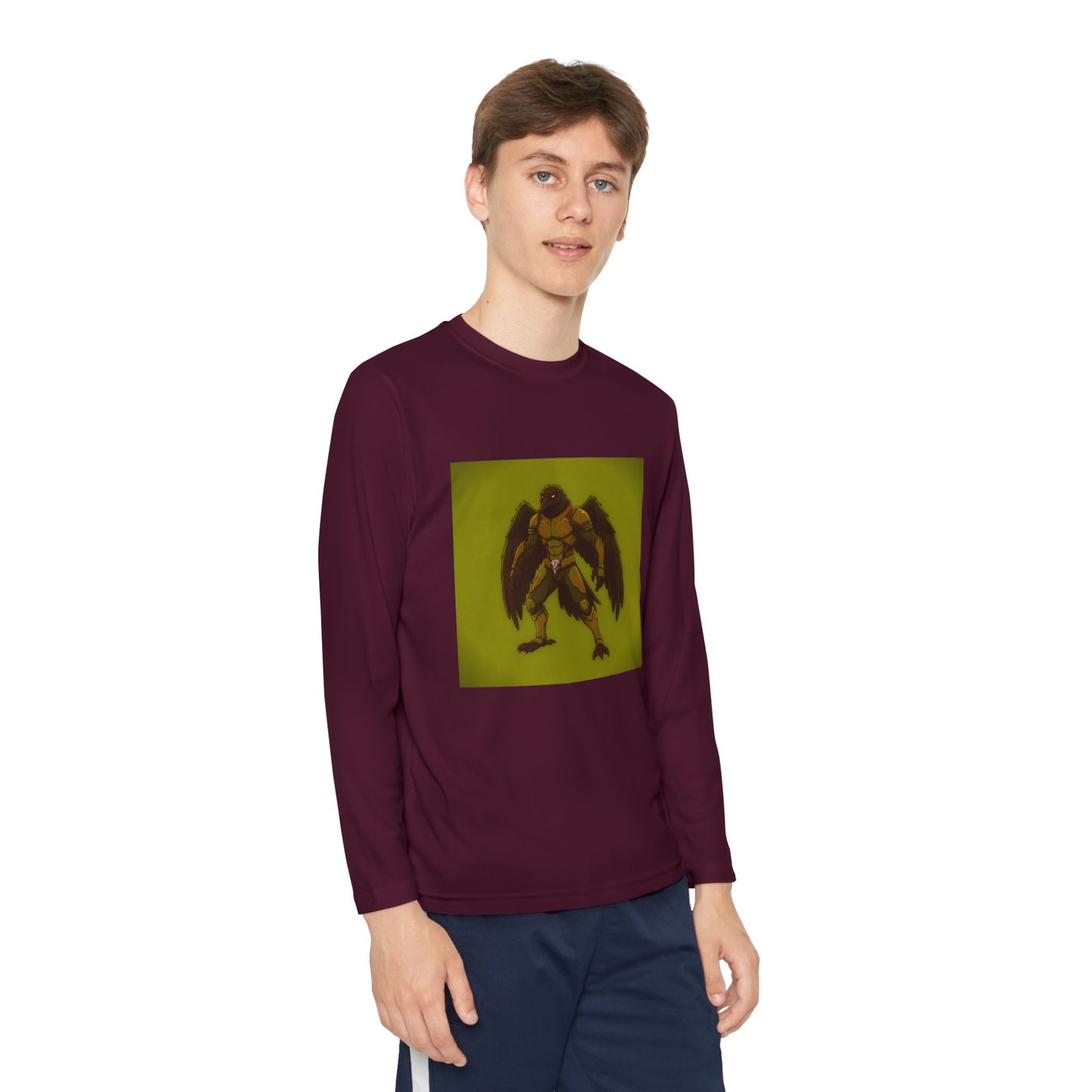 Agent Quacks Series Youth Long Sleeve Competitor Tee - Nightclaw Design