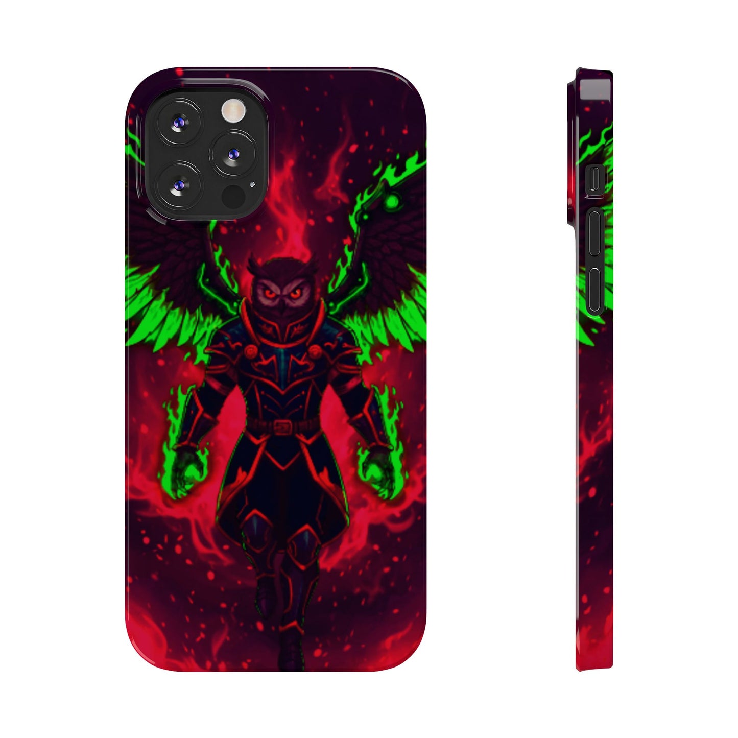 Halloween Agent Quacks Series Slim Phone Cases - Fiery General Onyx Design