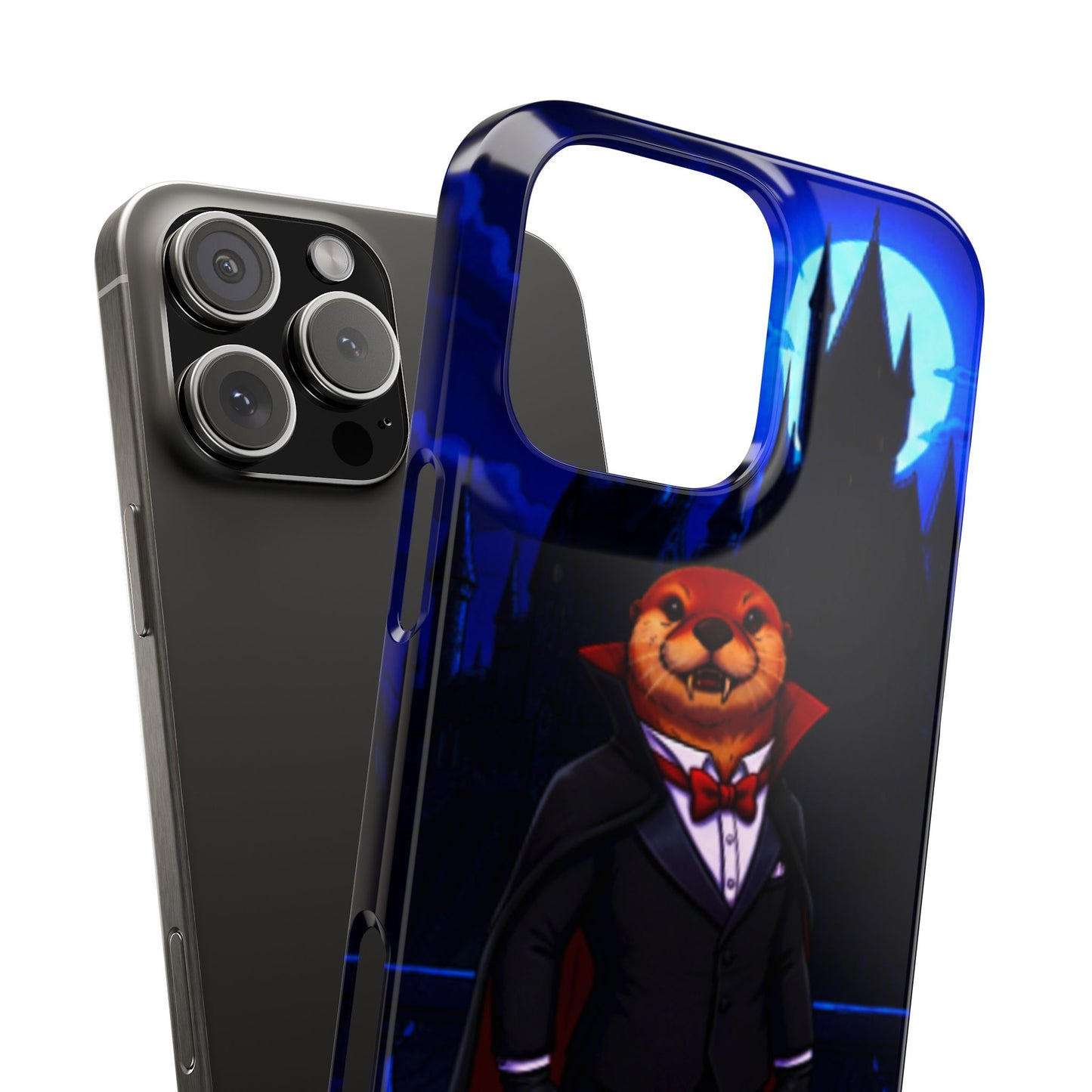 Halloween Agent Quacks Series Slim Phone Cases - Vampire Gearshift Design
