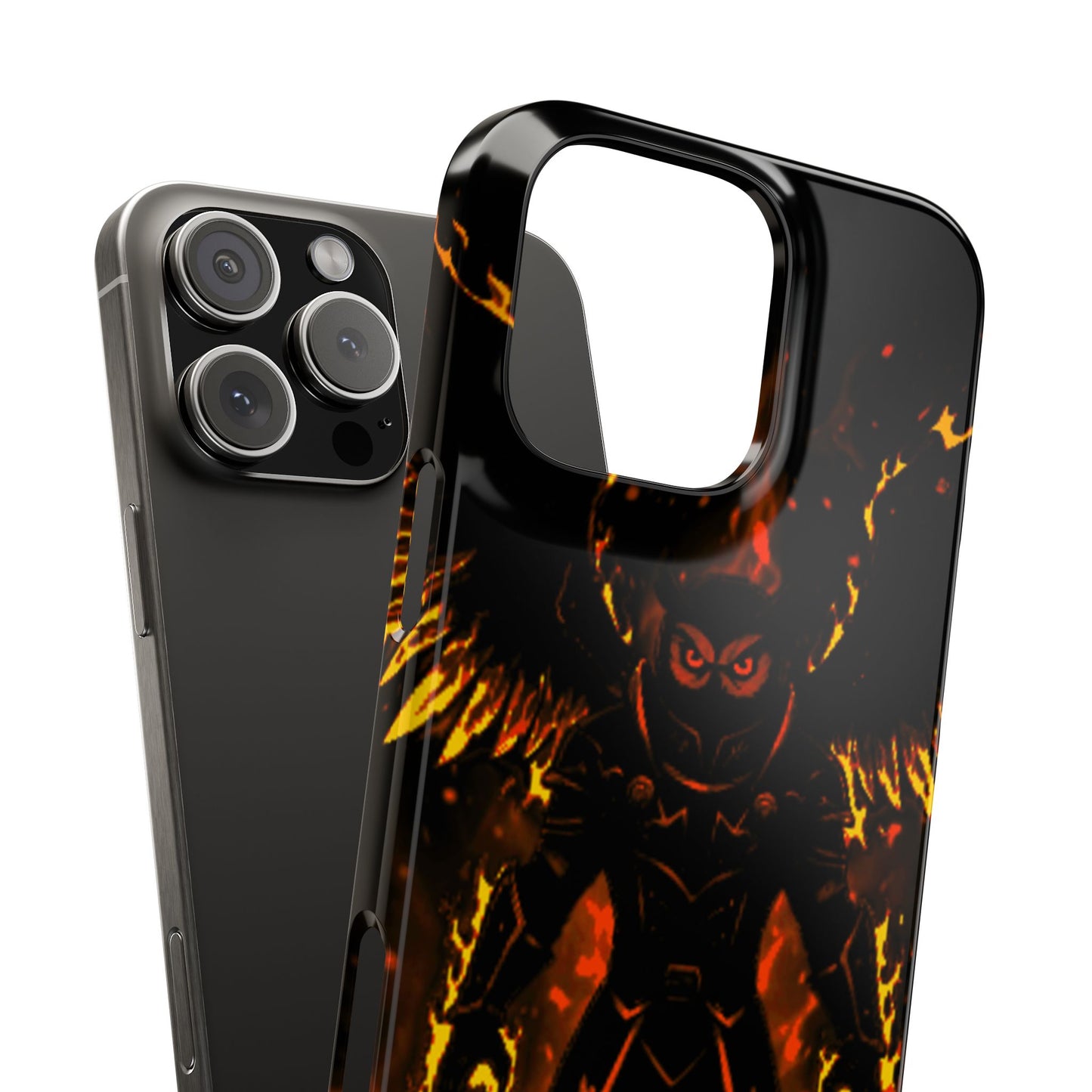Halloween Agent Quacks Series Slim Phone Cases - Fiery General Onyx Design