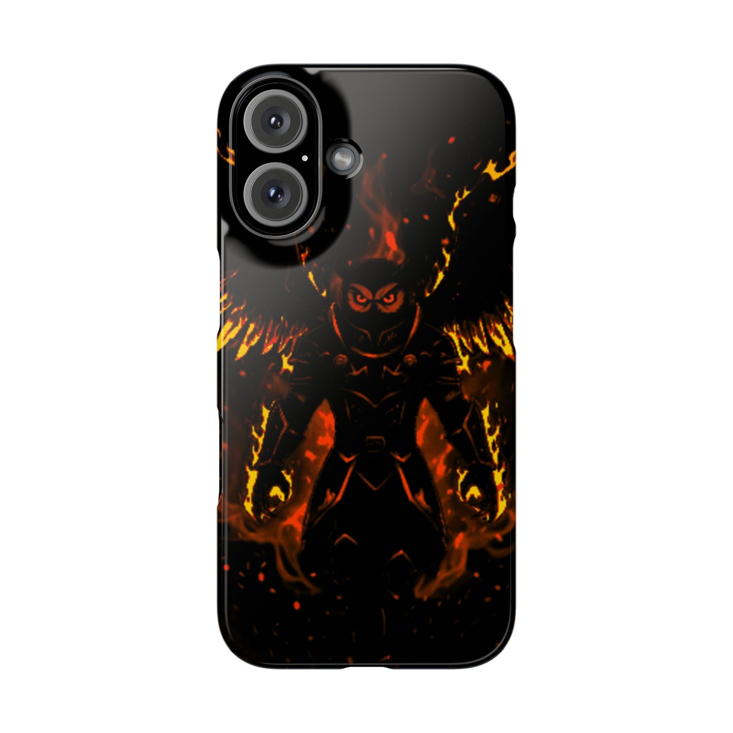 Halloween Agent Quacks Series Slim Phone Cases - Fiery General Onyx Design