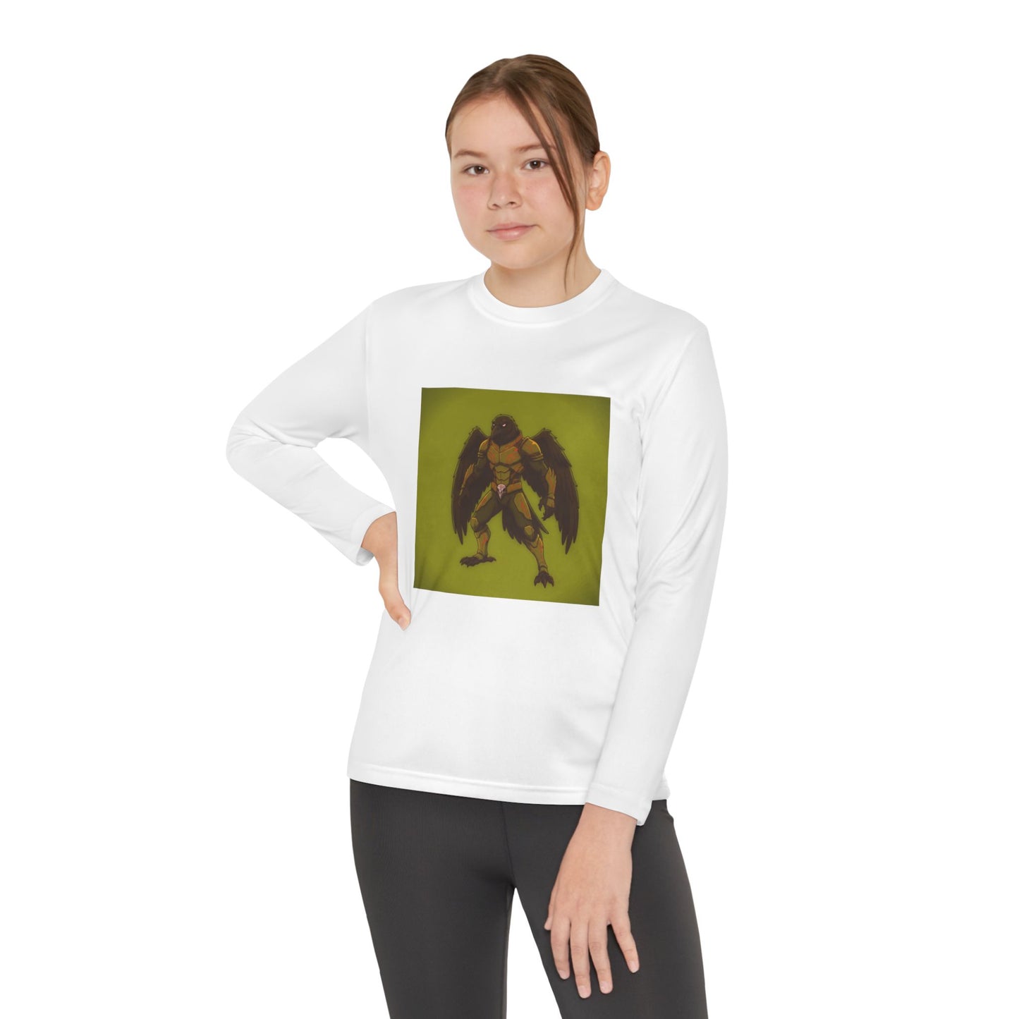 Agent Quacks Series Youth Long Sleeve Competitor Tee - Nightclaw Design