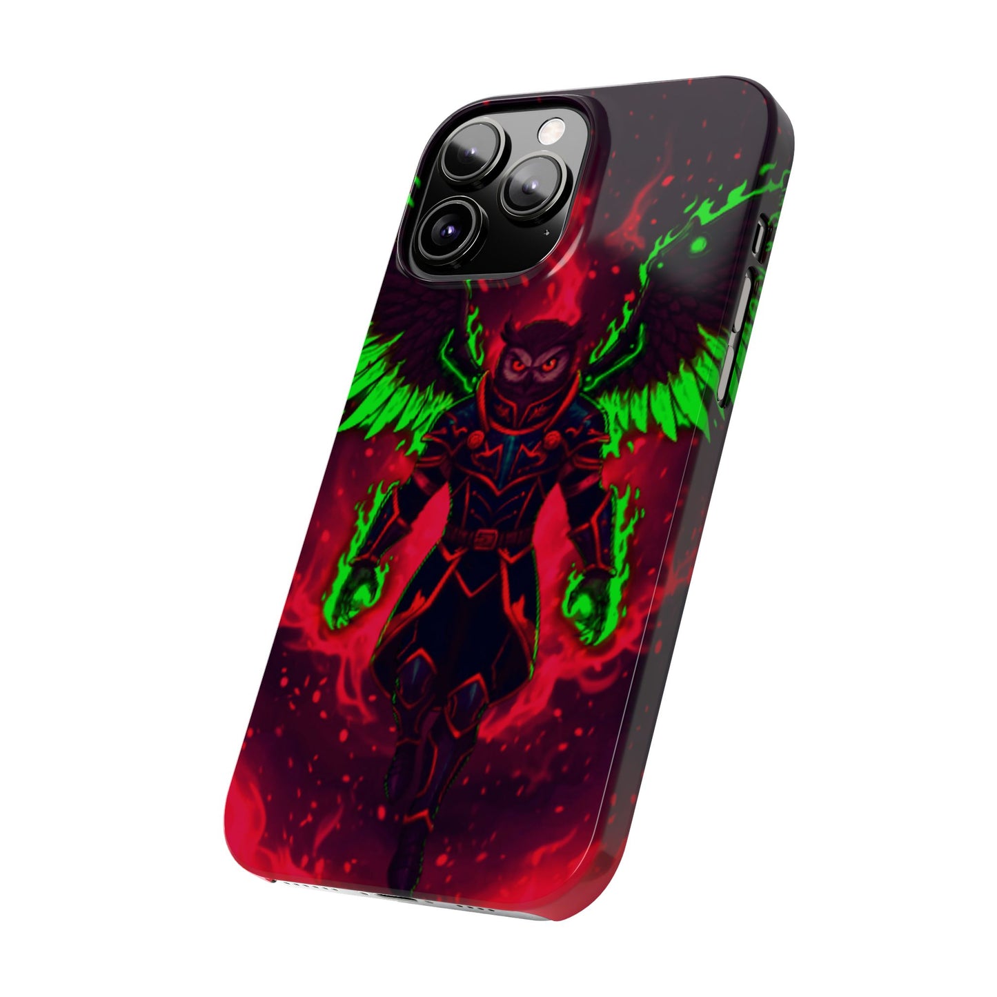 Halloween Agent Quacks Series Slim Phone Cases - Fiery General Onyx Design