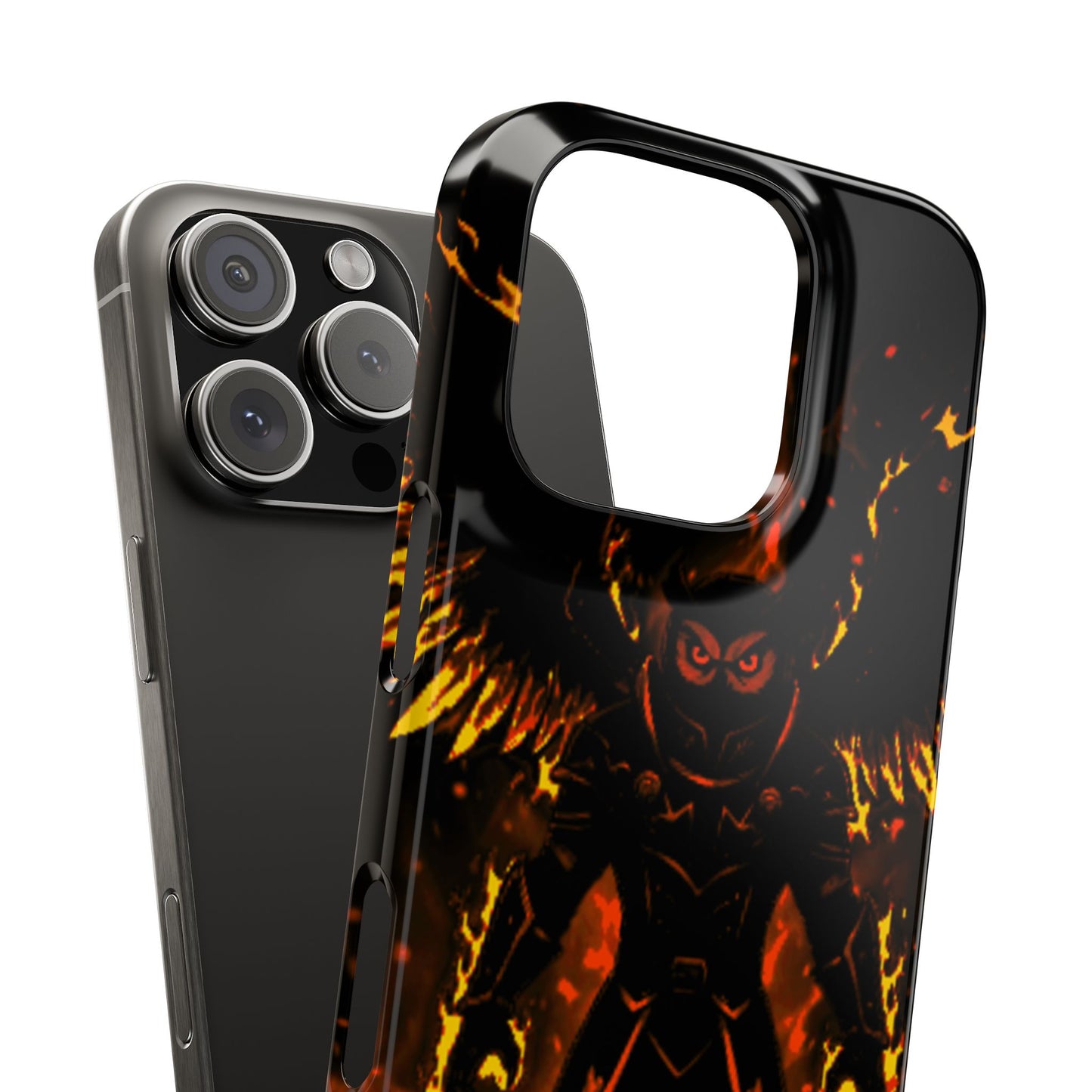 Halloween Agent Quacks Series Slim Phone Cases - Fiery General Onyx Design