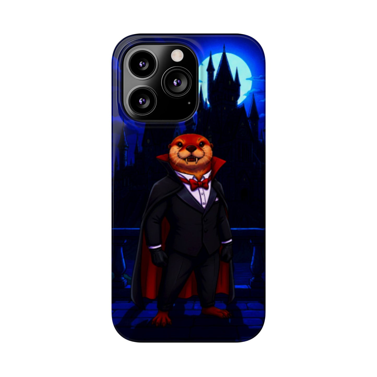 Halloween Agent Quacks Series Slim Phone Cases - Vampire Gearshift Design