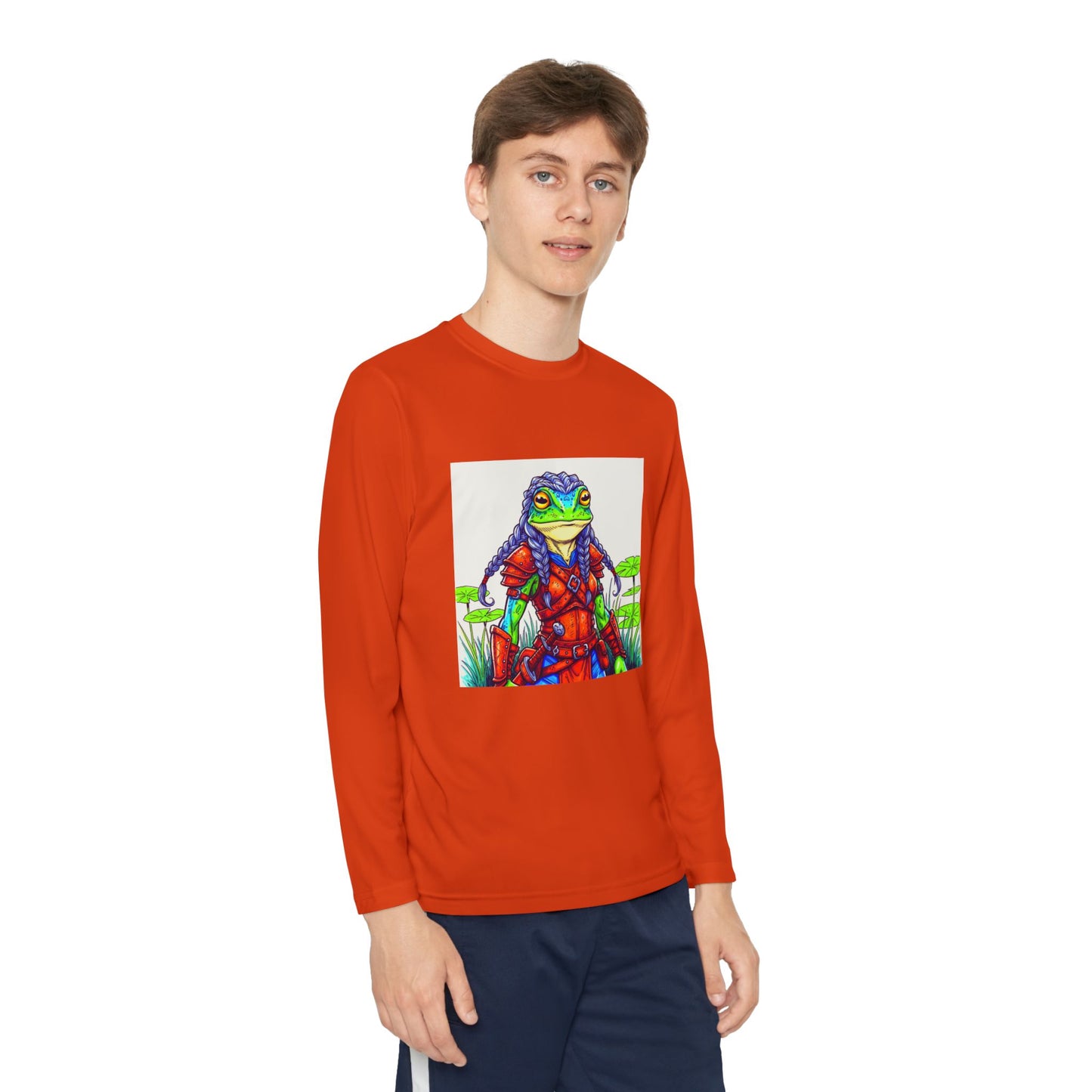 Agent Quacks Series Youth Long Sleeve Competitor Tee - Sarella Design