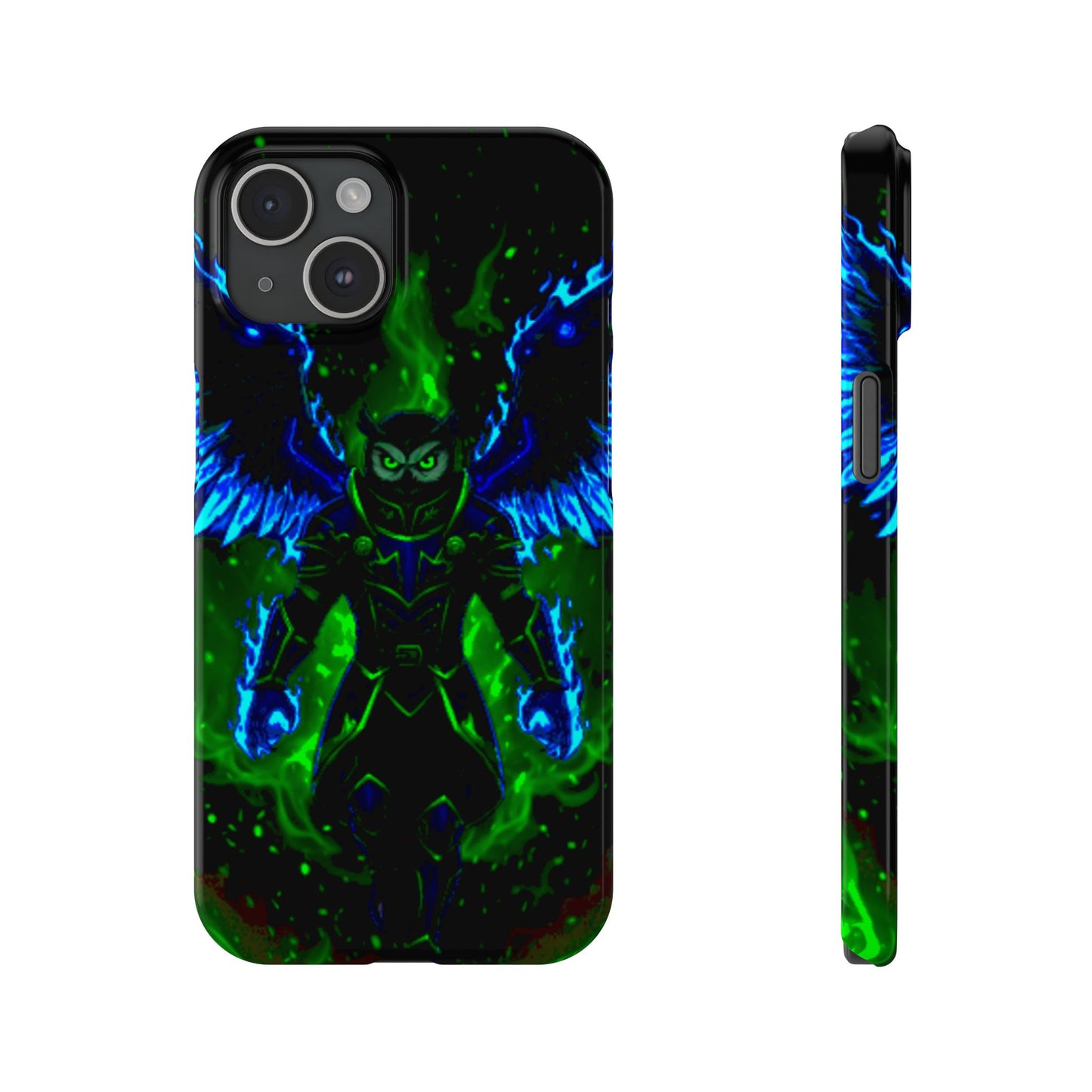 Halloween Agent Quacks Series Slim Phone Cases - Fiery General Onyx Design