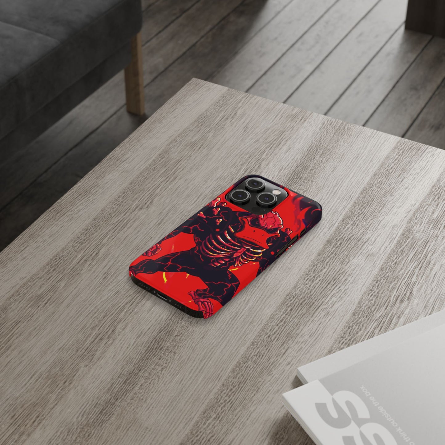 Halloween Agent Quacks Series Slim Phone Cases - Skeleton Quacks Design