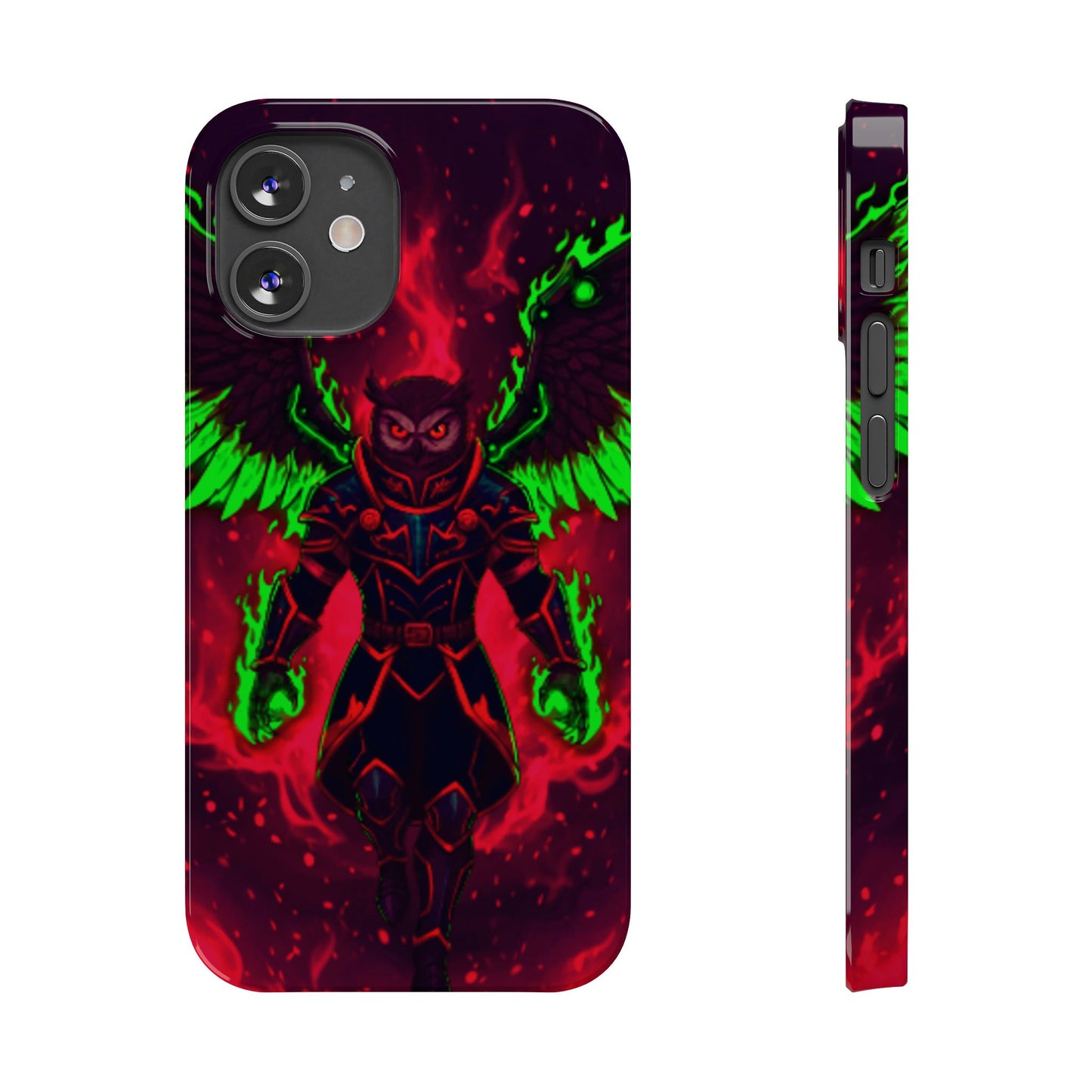 Halloween Agent Quacks Series Slim Phone Cases - Fiery General Onyx Design