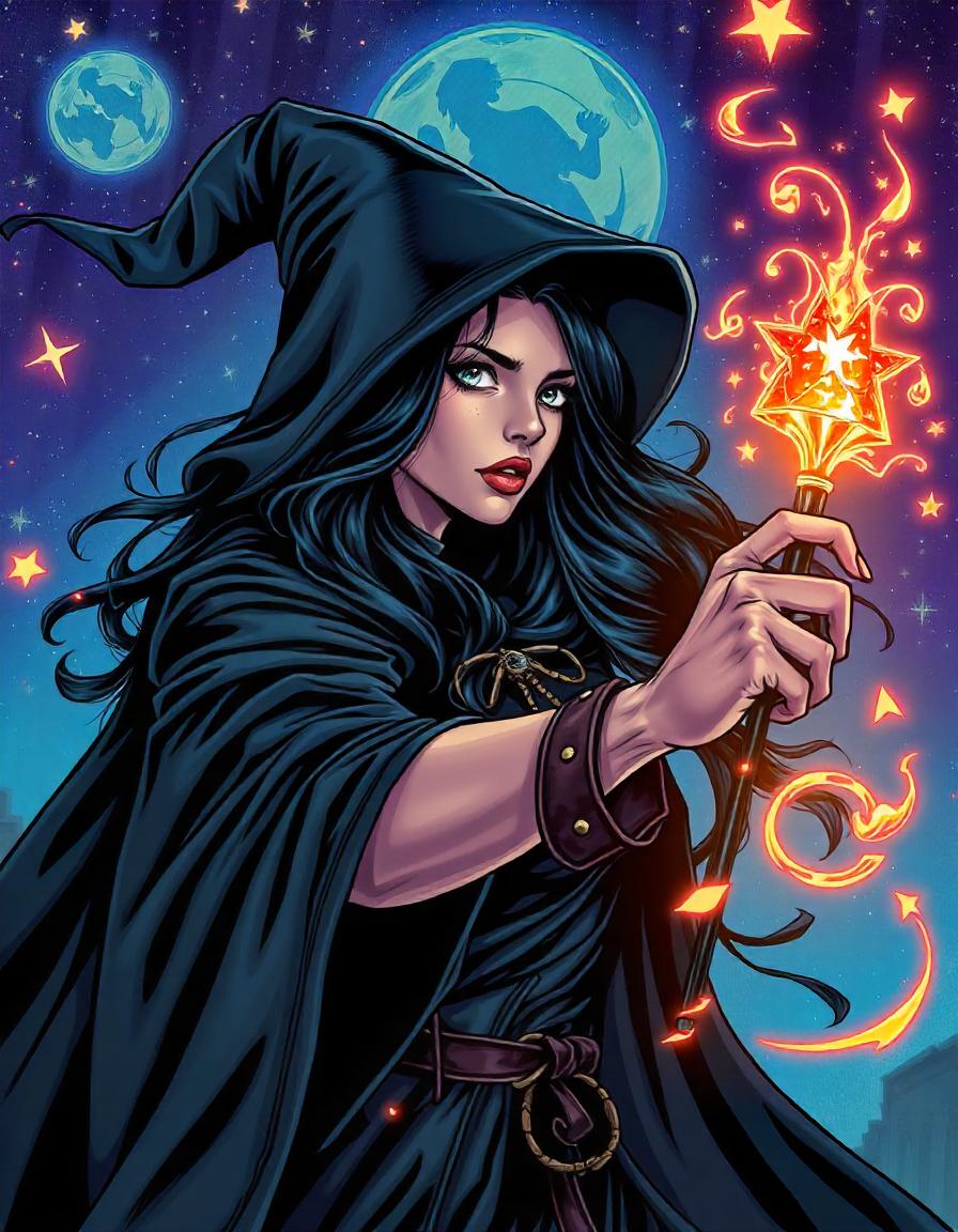 Witch & Wizard Art Collection 6 Image Bundle