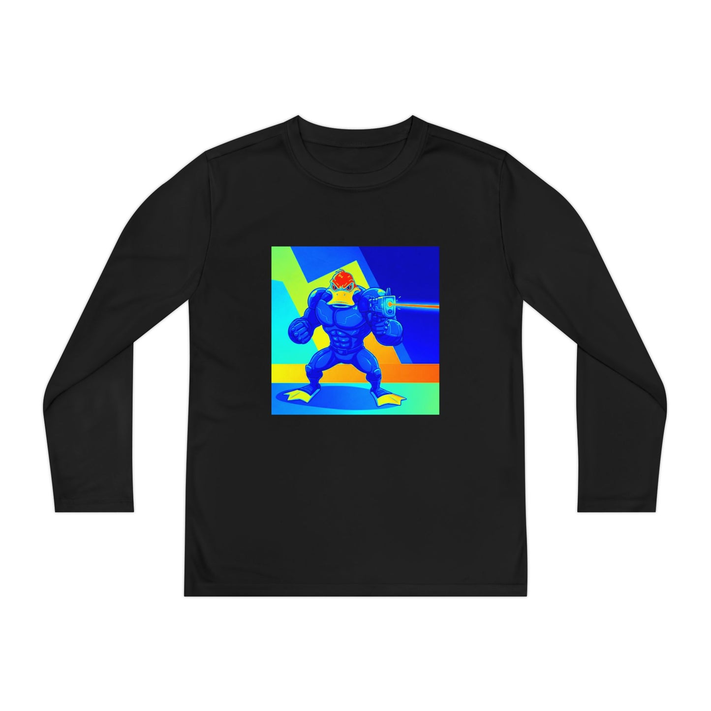 Agent Quacks Series Youth Long Sleeve Competitor Tee - Quacks Design